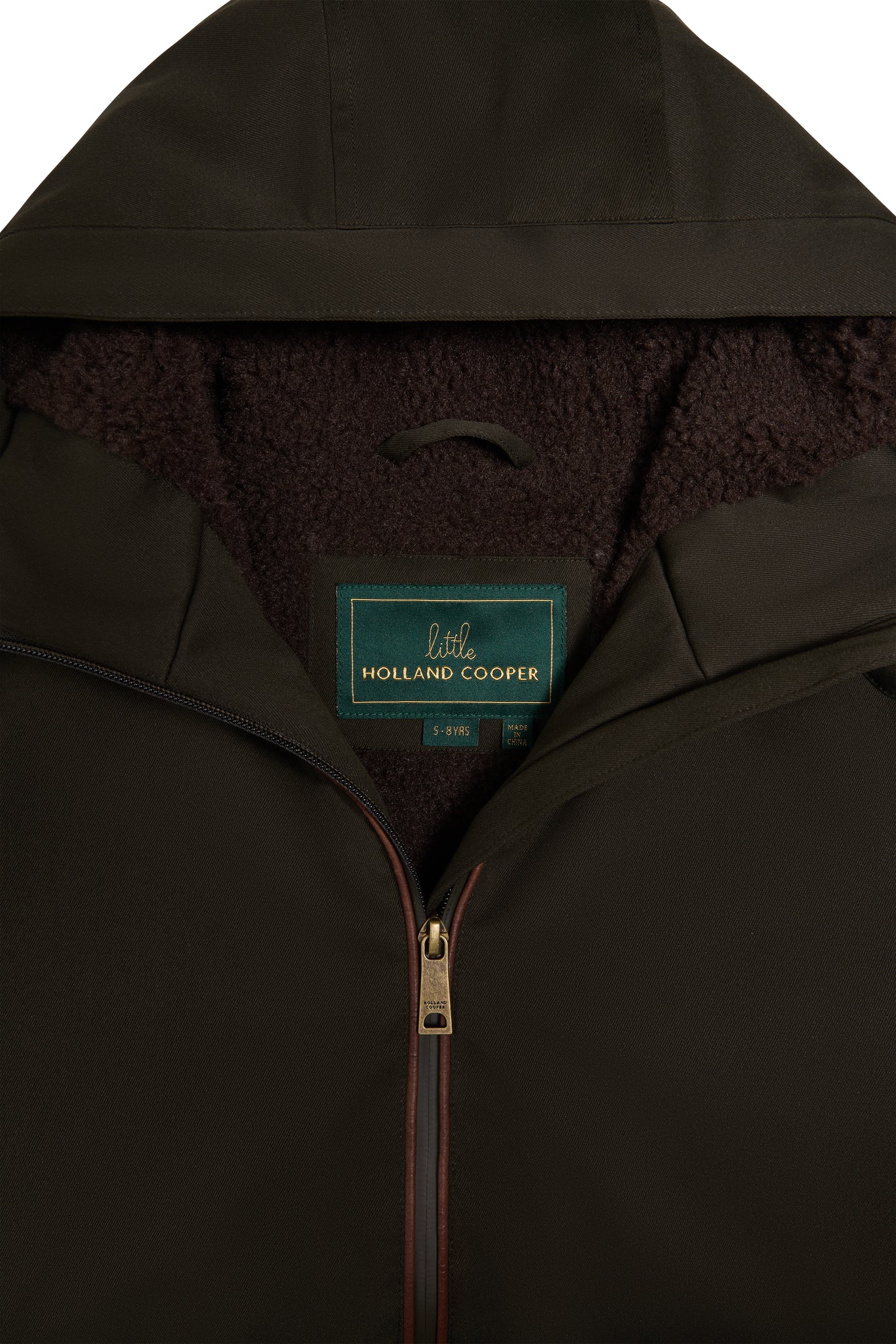 Children's Oversized Waterproof Coat (Khaki)