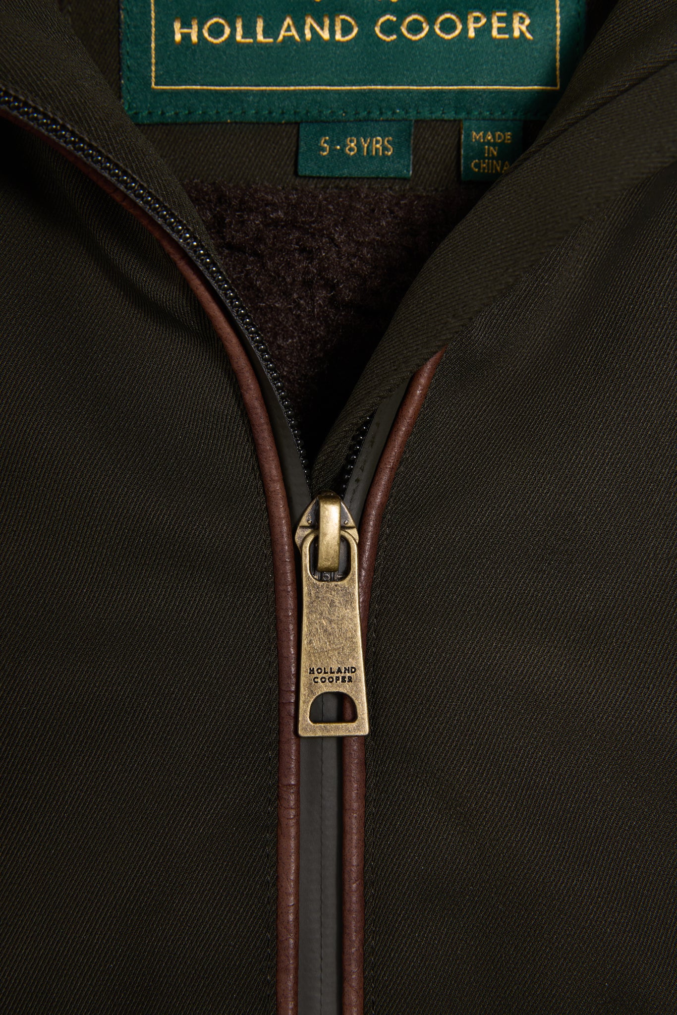 Children's Oversized Waterproof Coat (Khaki)