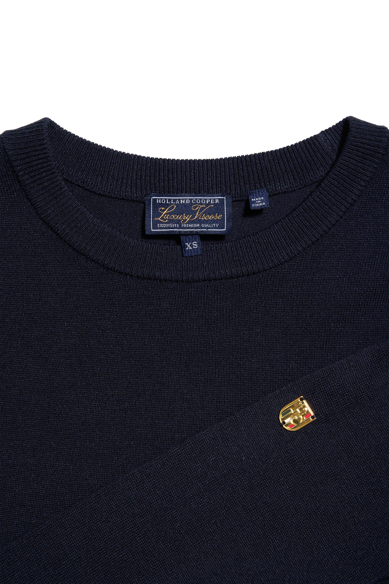 Chiltern Crew Neck Knit (Ink Navy)
