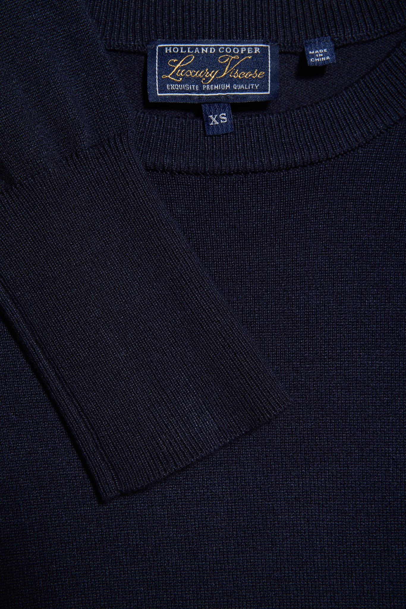 Chiltern Crew Neck Knit (Ink Navy)