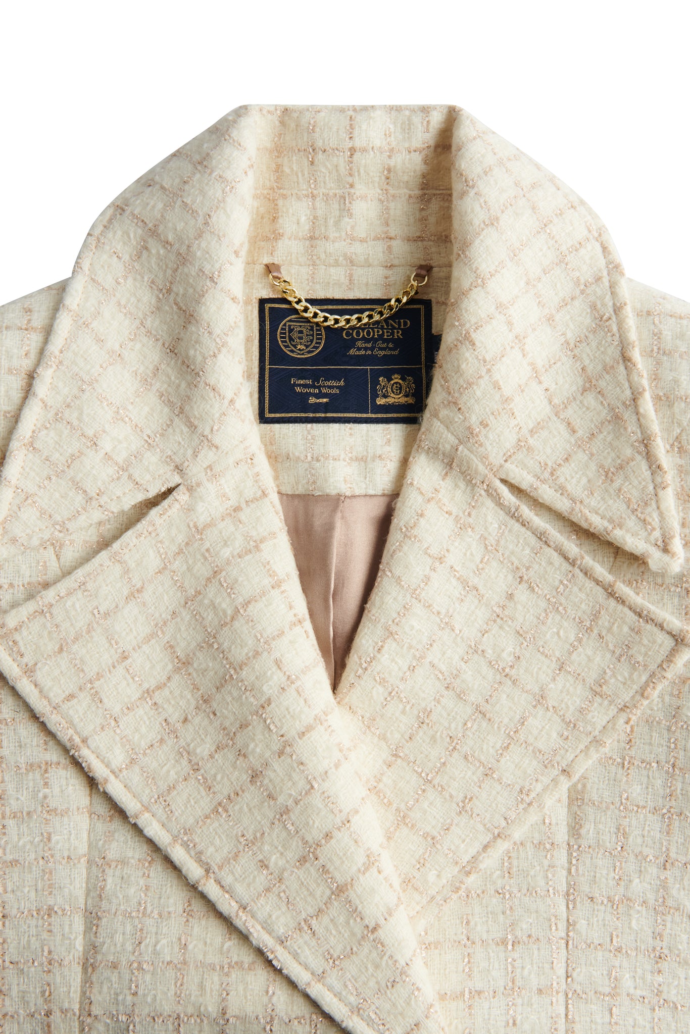 Clarendon Frock Coat (Ivory Sparkle Tweed)