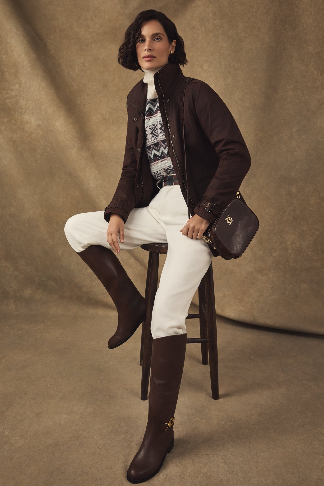 Country Camera Bag (Chestnut Leather)