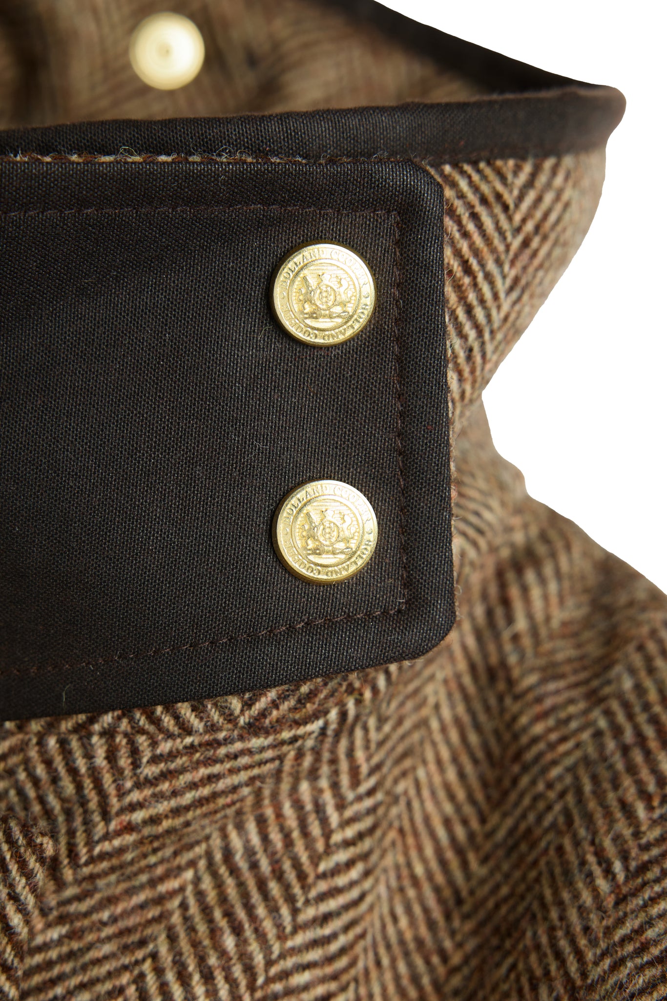 Country Classic Jacket (Large Scale Brown Herringbone)