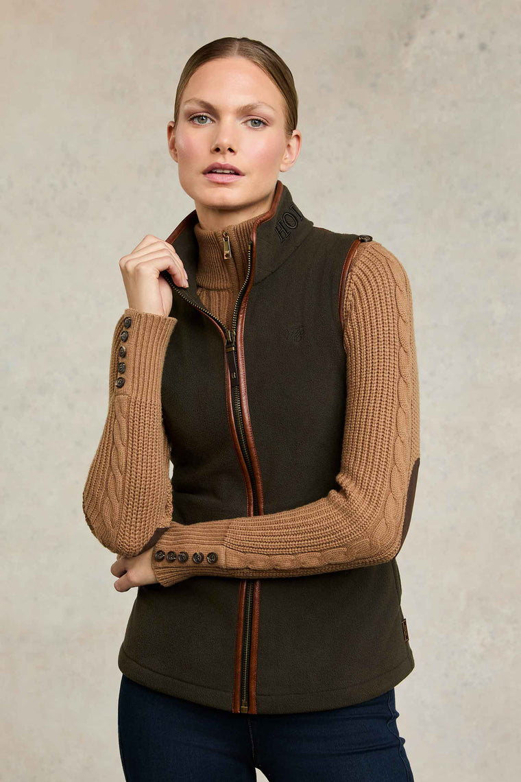 Mini Me - Country Fleece Gilet (Khaki)