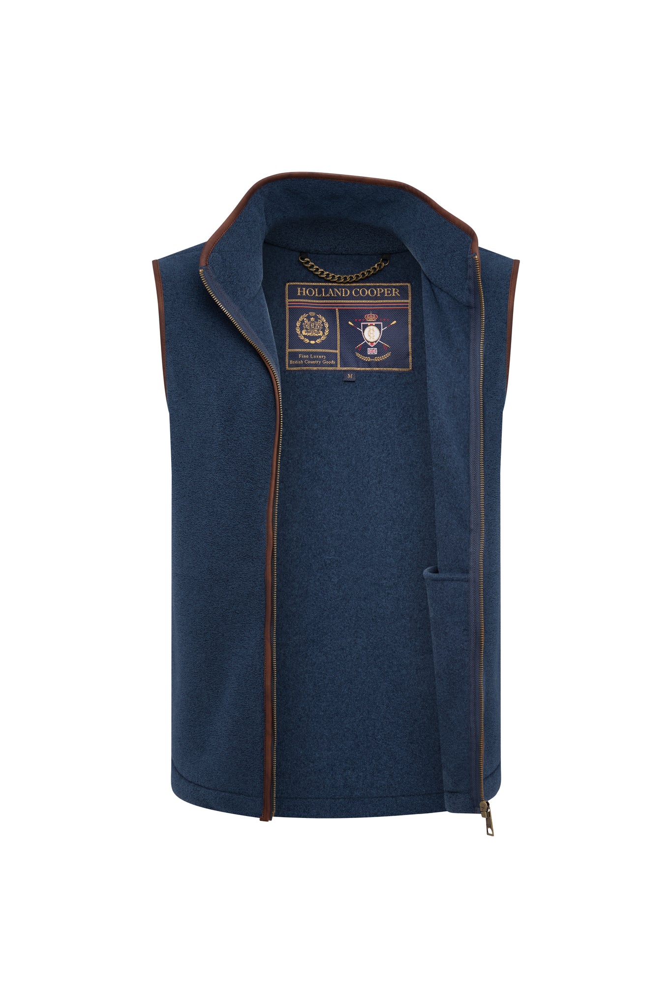 Men's Country Fleece Gilet (Dusty Blue)