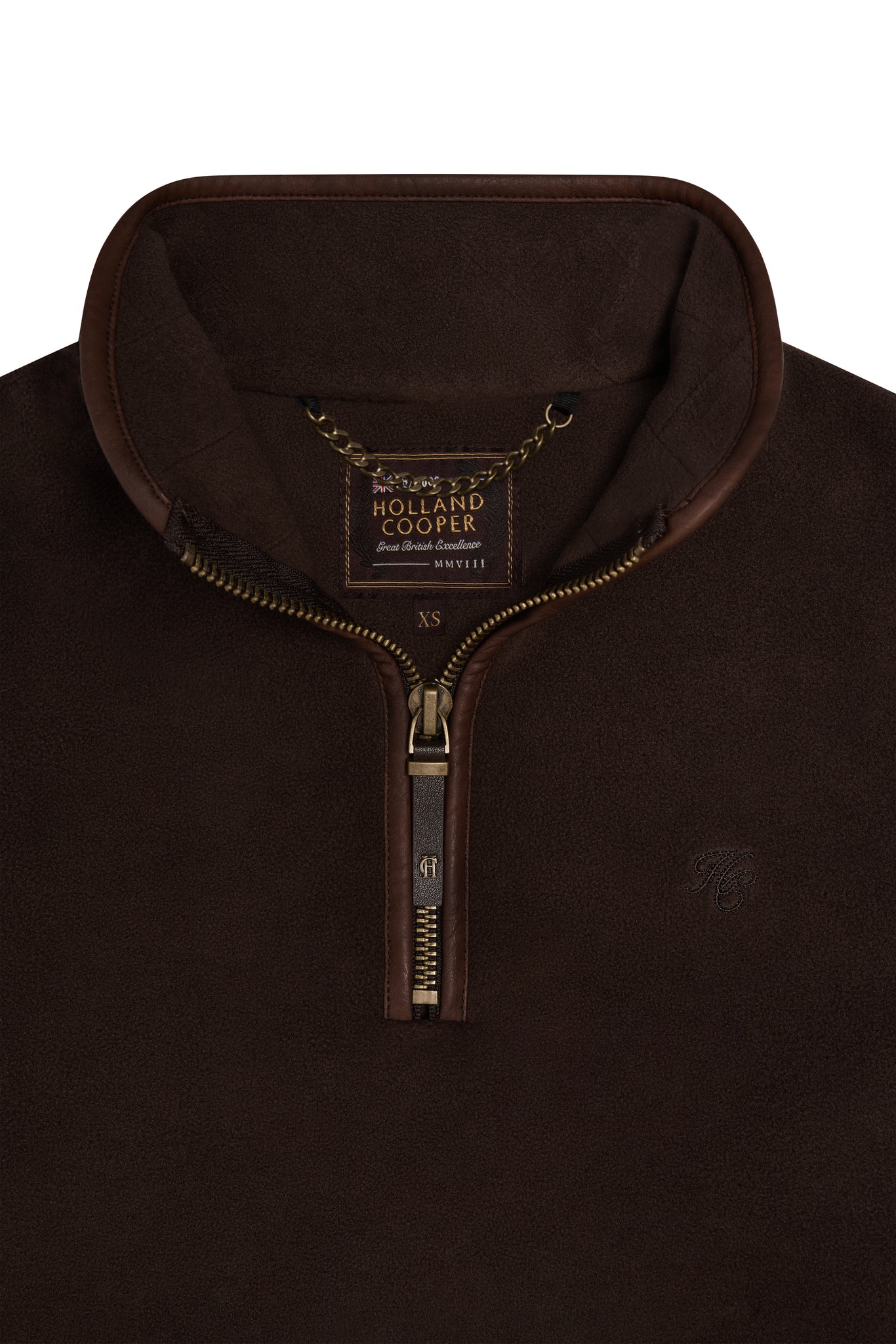 Country Fleece Quarter Zip (Chocolate)