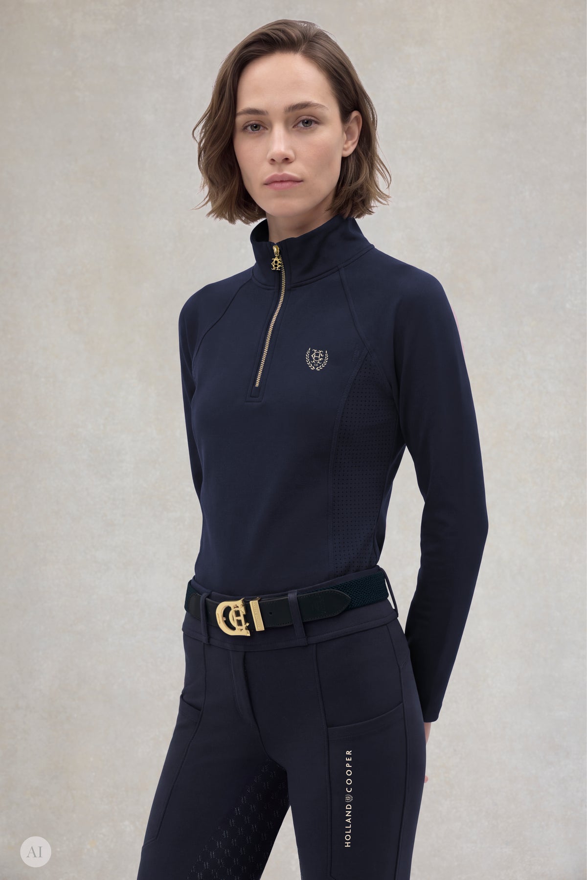 Cranborne Long Sleeve Base Layer (Ink Navy)