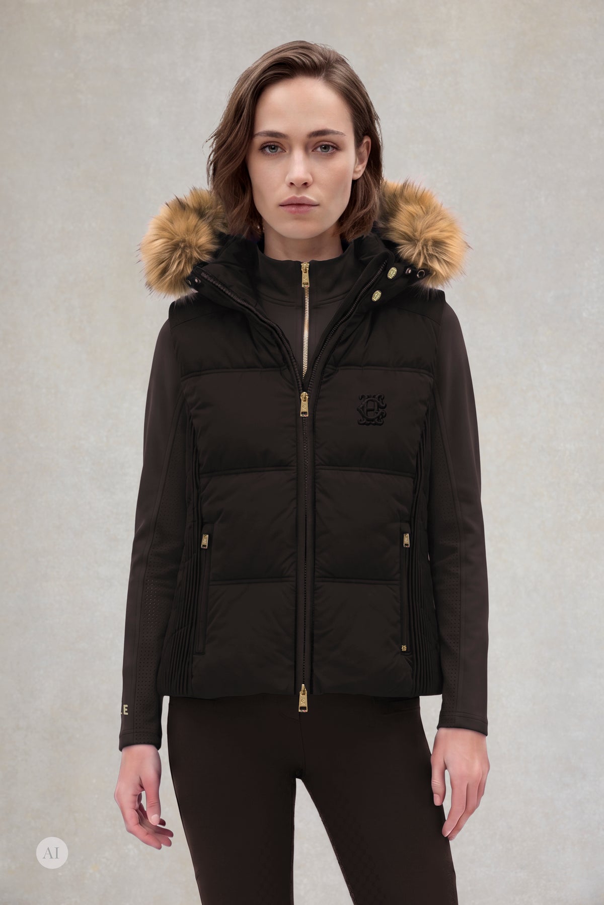 Cranborne Training Gilet (Chocolate)