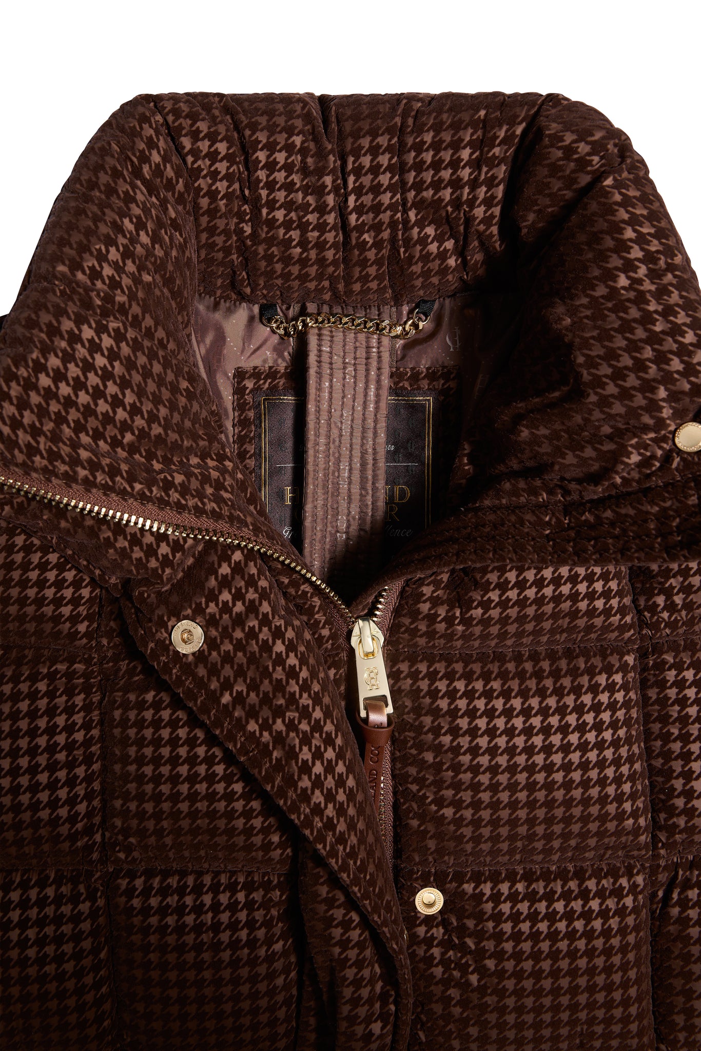 Crawford Longline Coat (Cocoa Mini Flock)