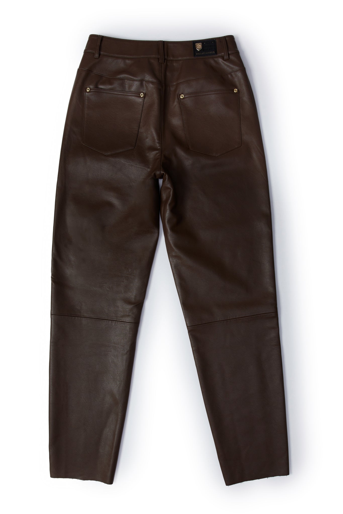 Dunwick Faux Leather Pant (Tobacco)