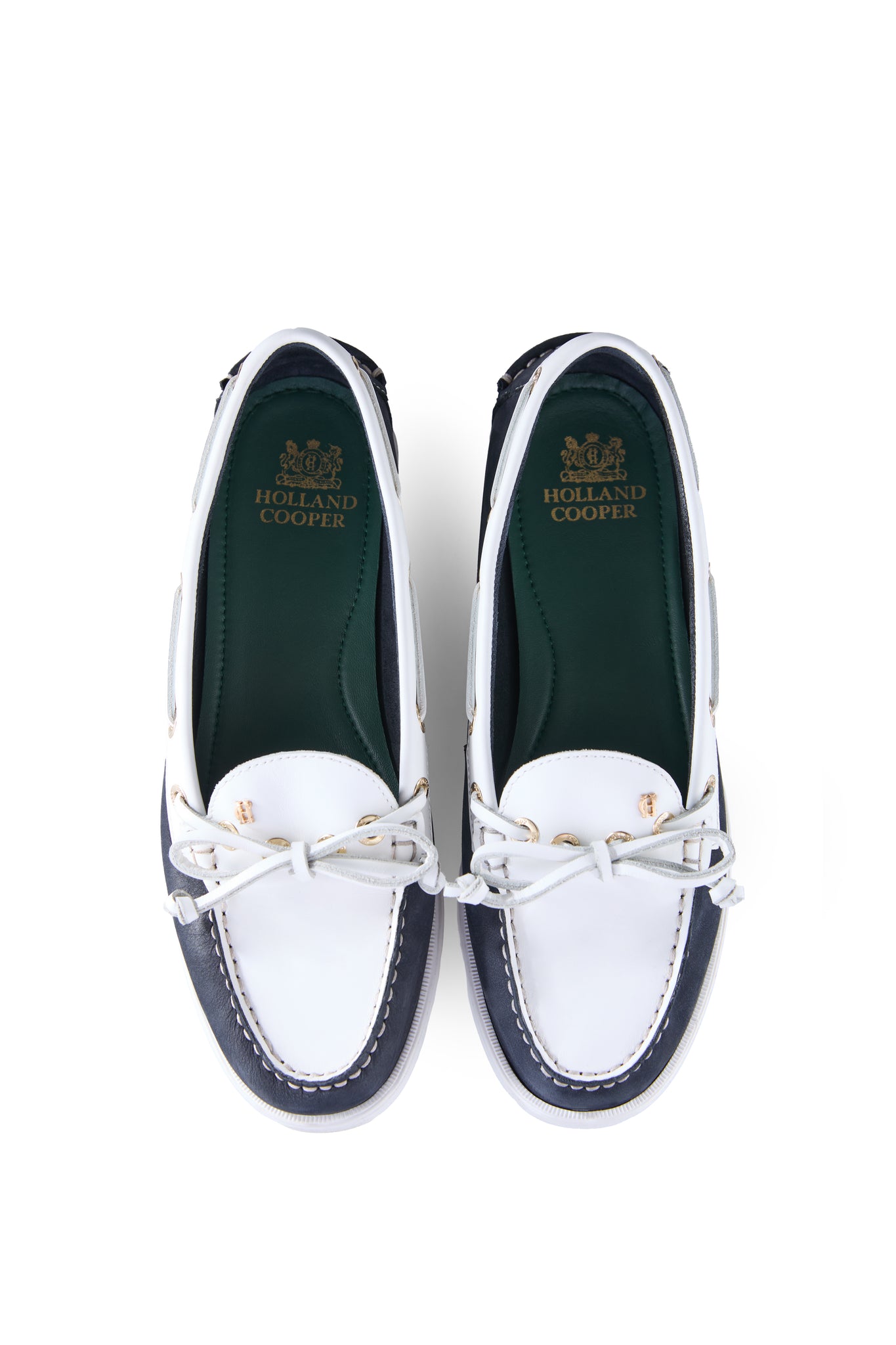 Padstow Deck Shoe (Navy White)
