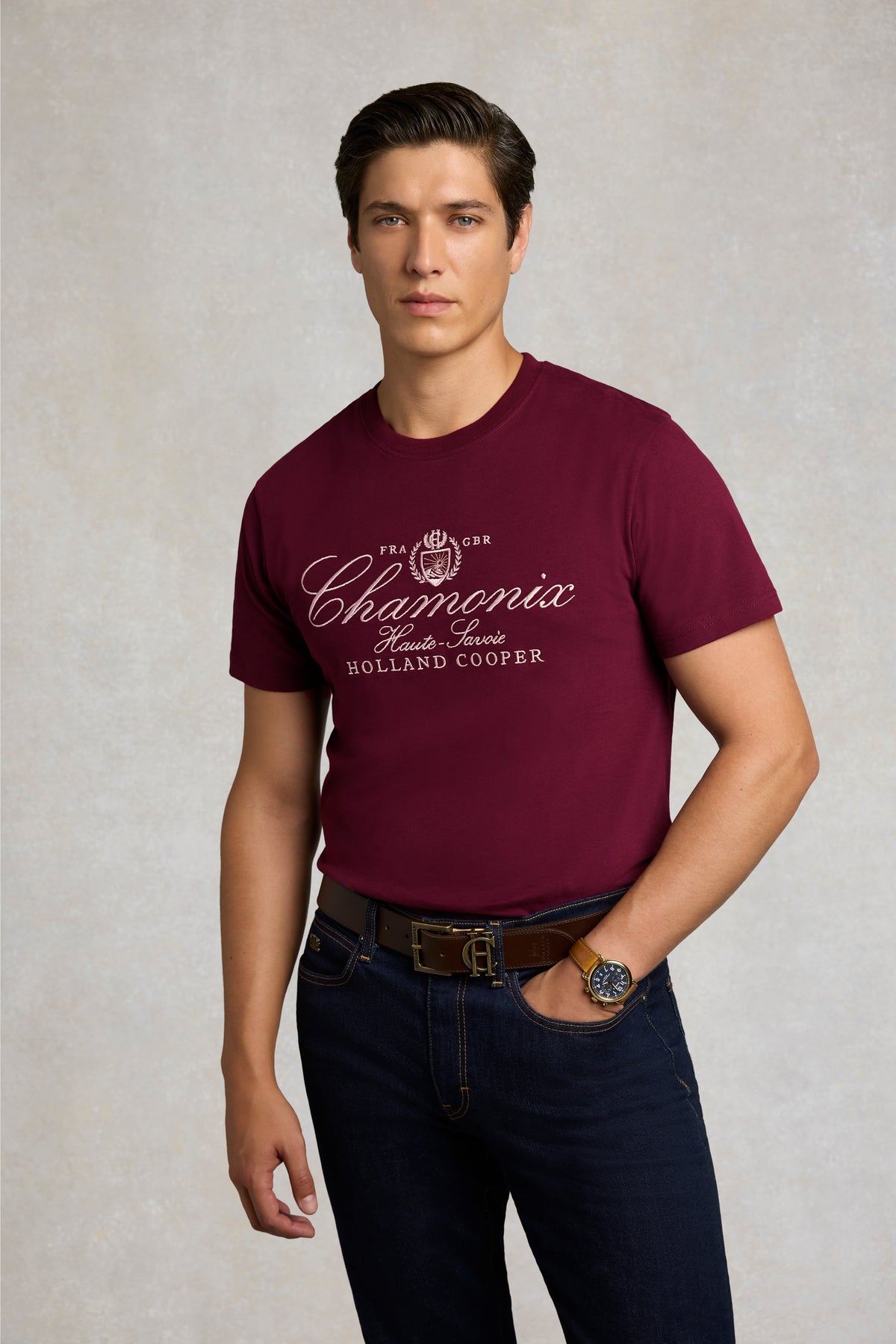 Men's Destination Tee (Mulberry Chamonix)