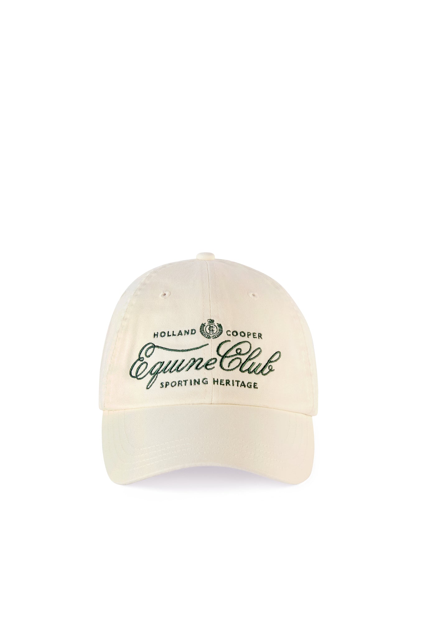 Equine Club Cap (Racing Green Ecru)