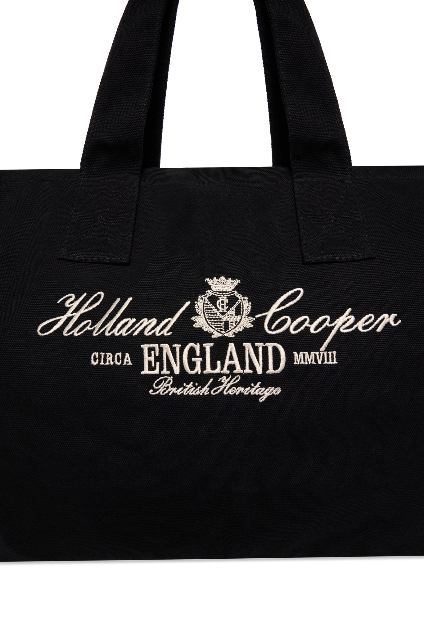 Essential Tote Bag (Black Ecru)