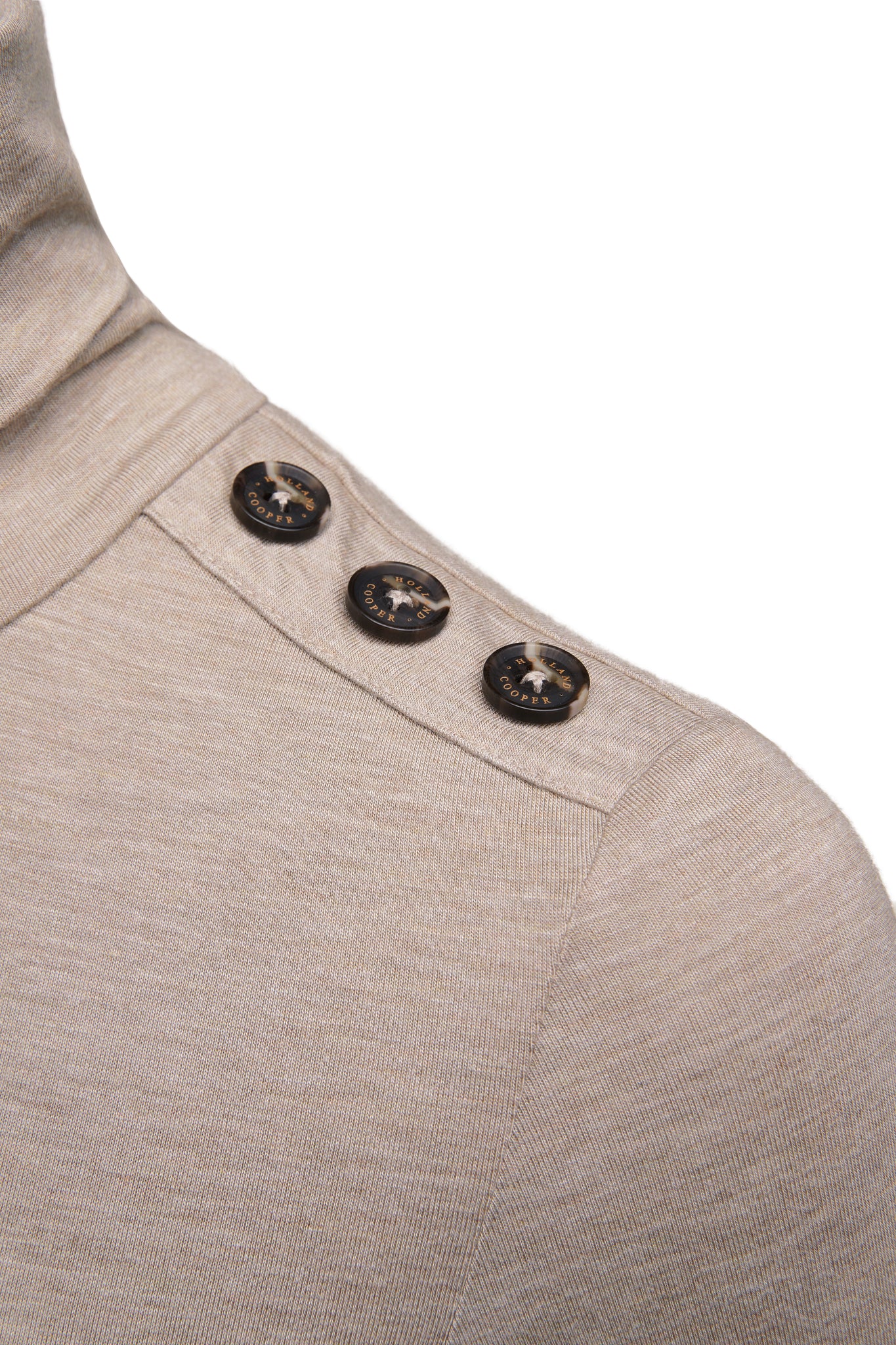 Essential Roll Neck (Oatmeal)