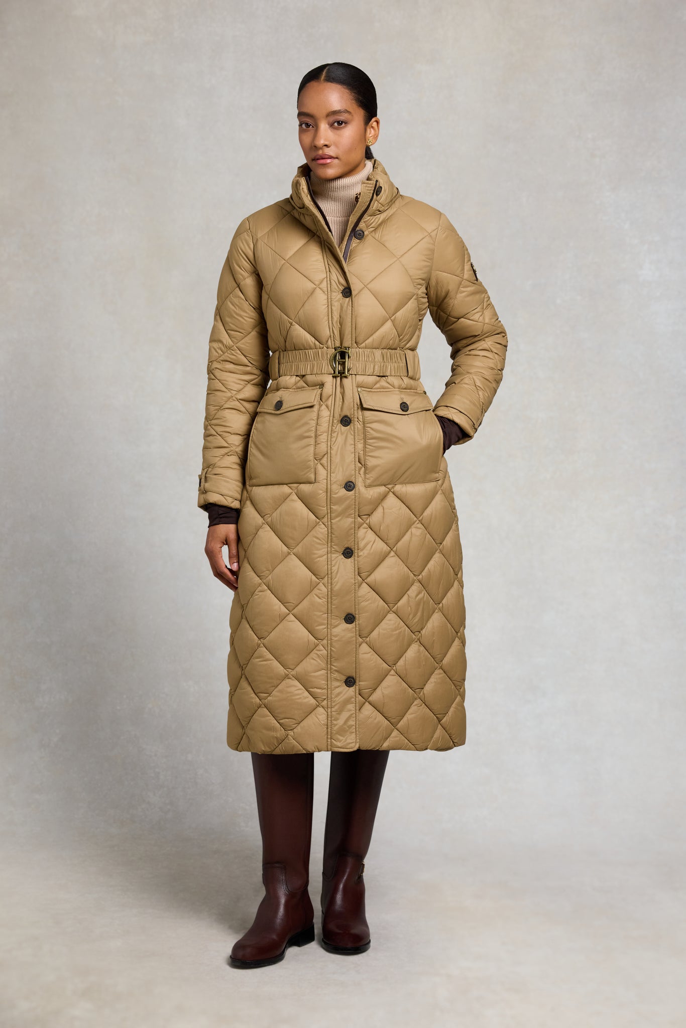 Farnham Longline Coat (Sand)