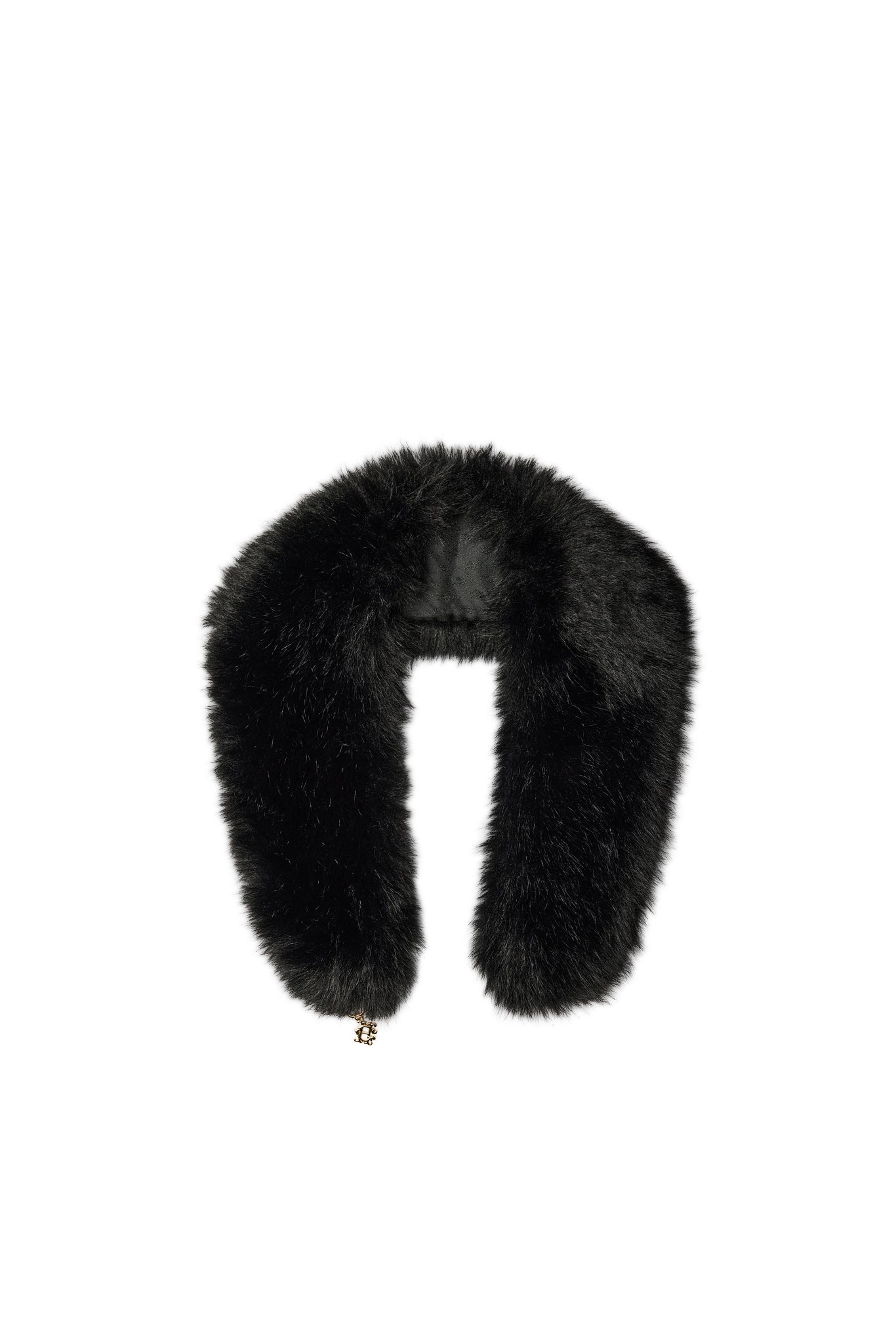 Faux Fur Shawl (Black)