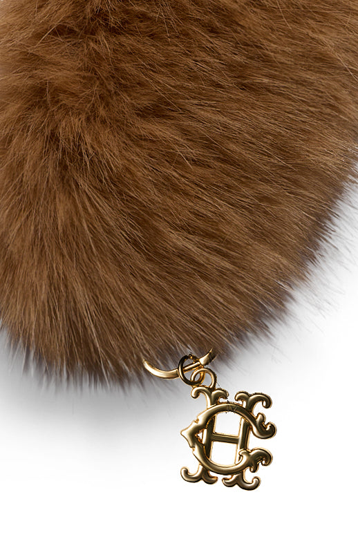 Faux Fur Shawl (Caramel)