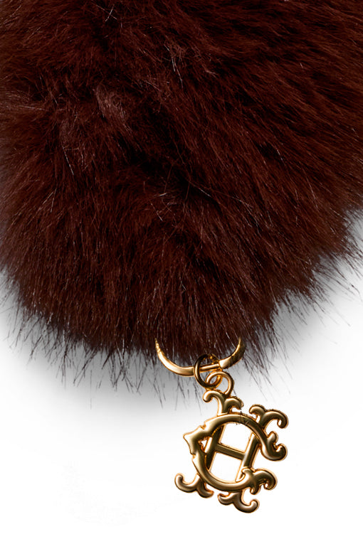 Faux Fur Shawl (Chocolate)