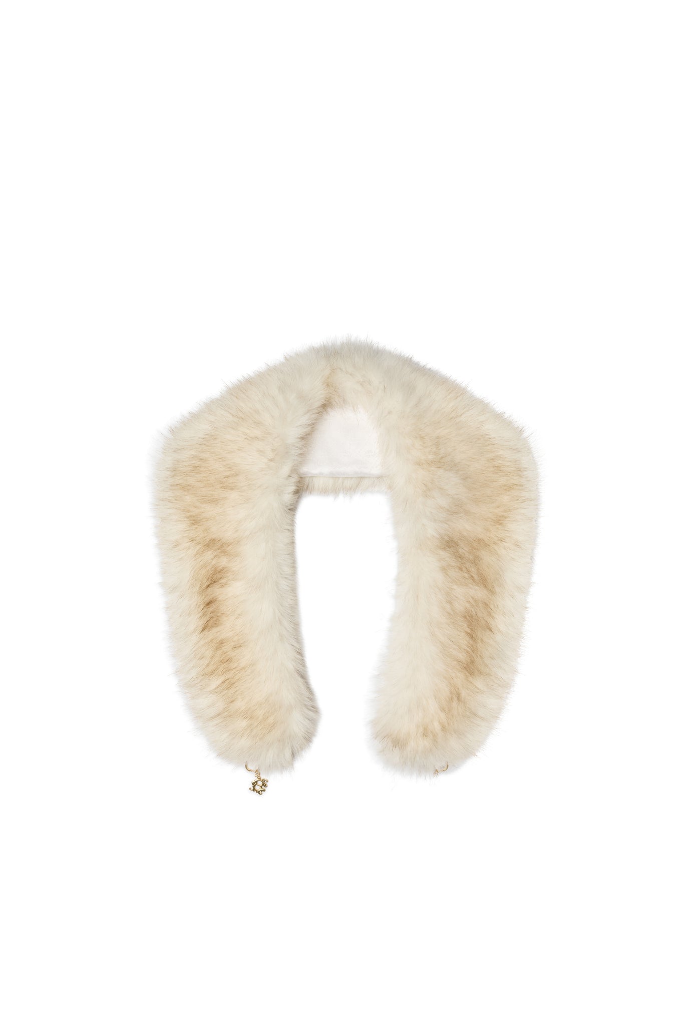 Faux Fur Shawl (Cream)