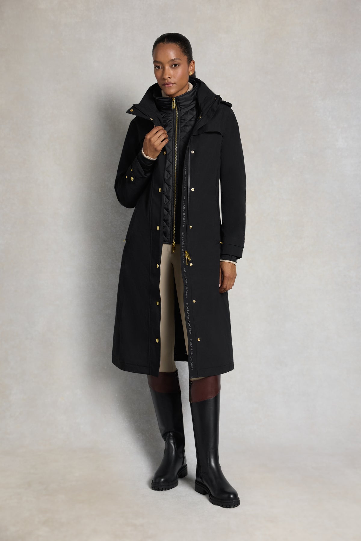 Folgate Rain Coat (Black)