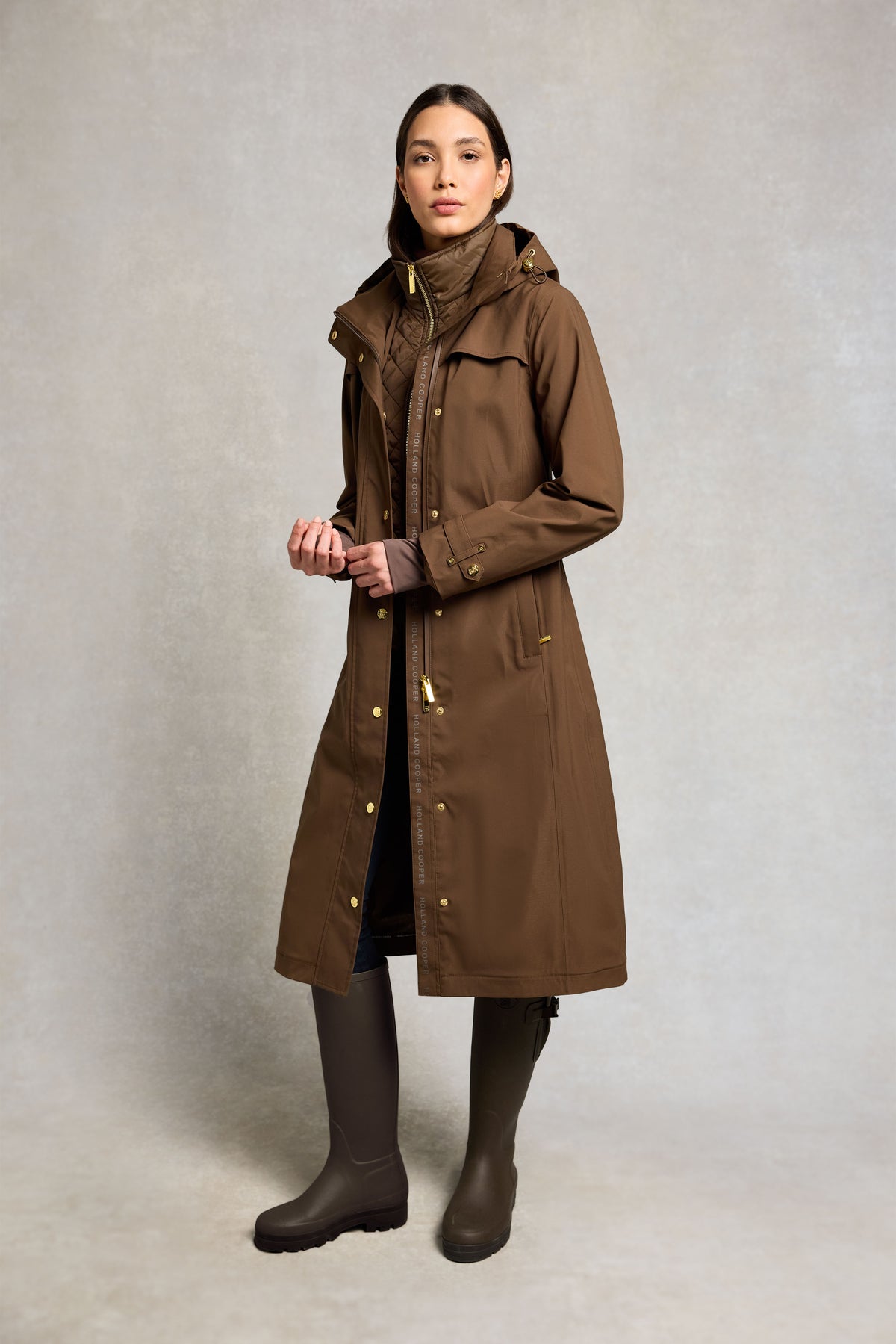 Folgate Rain Coat (Chestnut)