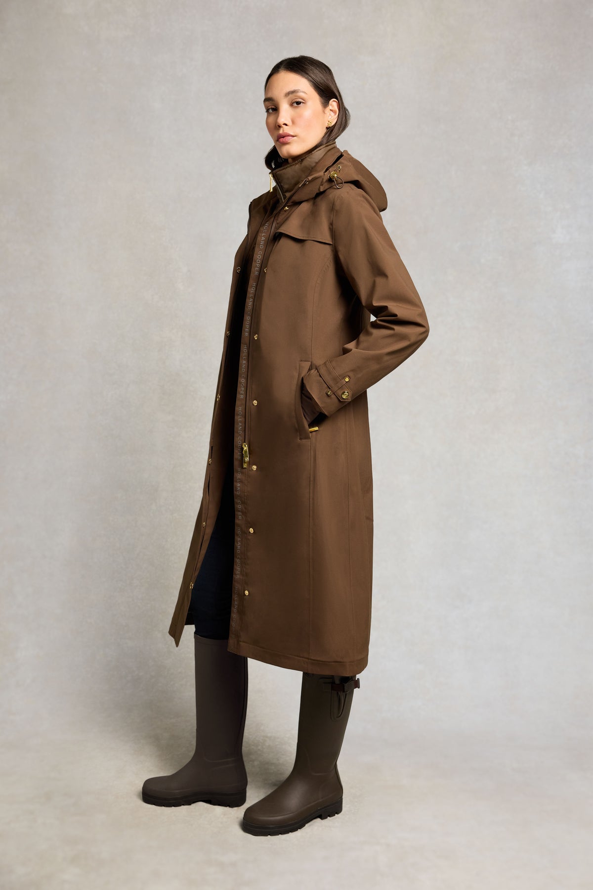 Folgate Rain Coat (Chestnut)