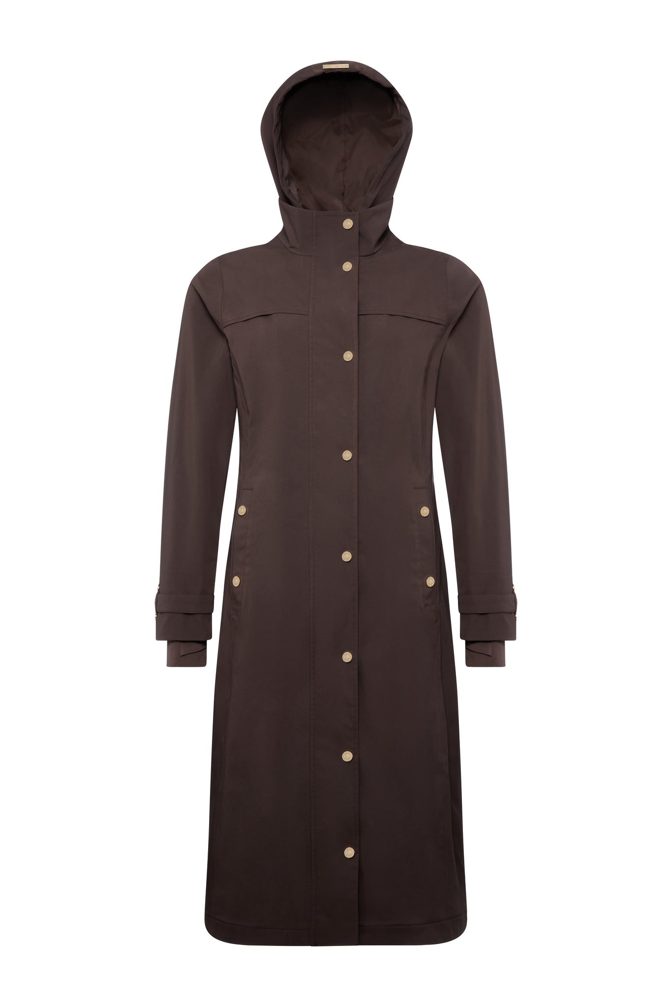 Folgate Rain Coat (Chocolate)