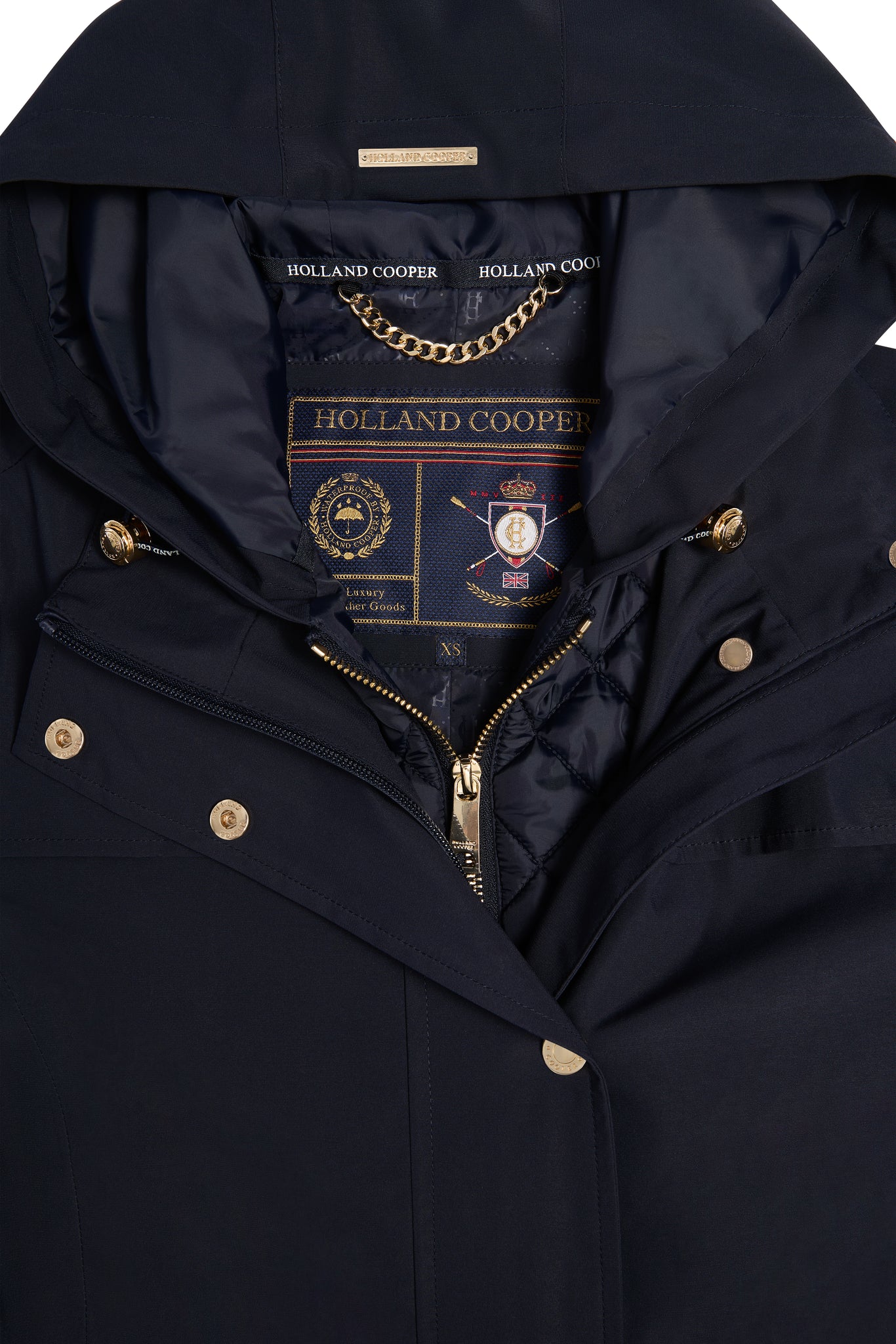 Folgate Rain Coat (Ink Navy)