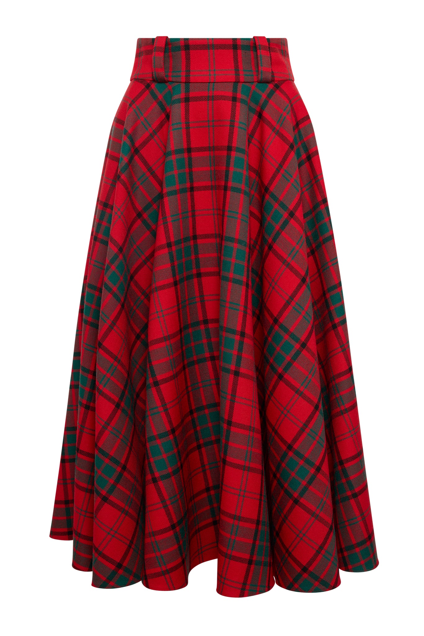 The Paris Red Tartan Look