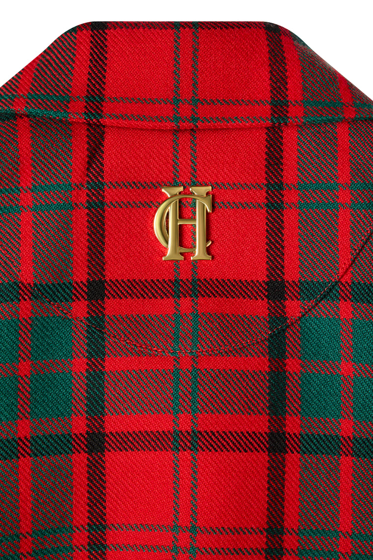Full Length Knightsbridge Cape (Red Tartan)