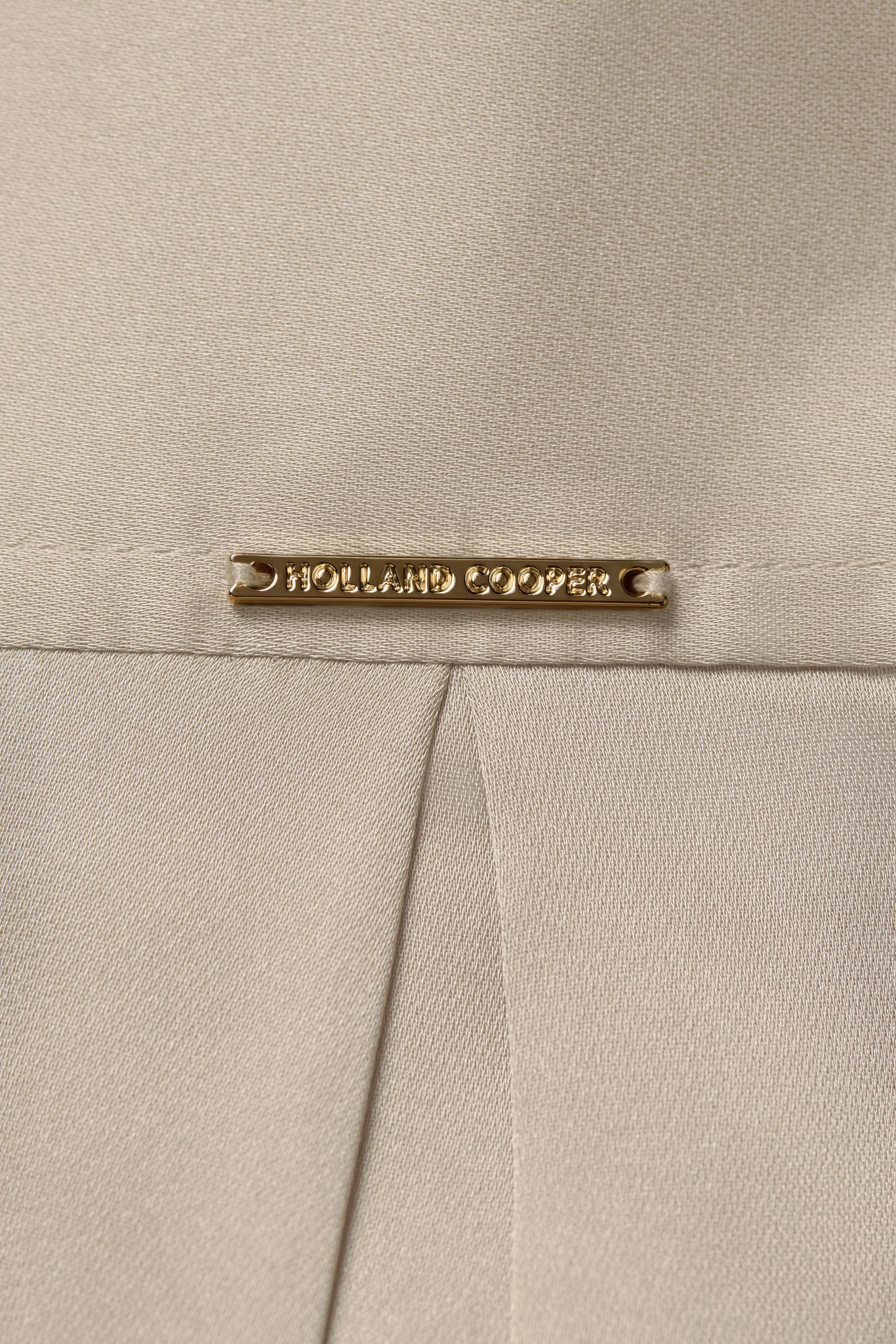 Georgina Satin Shirt (Champagne)