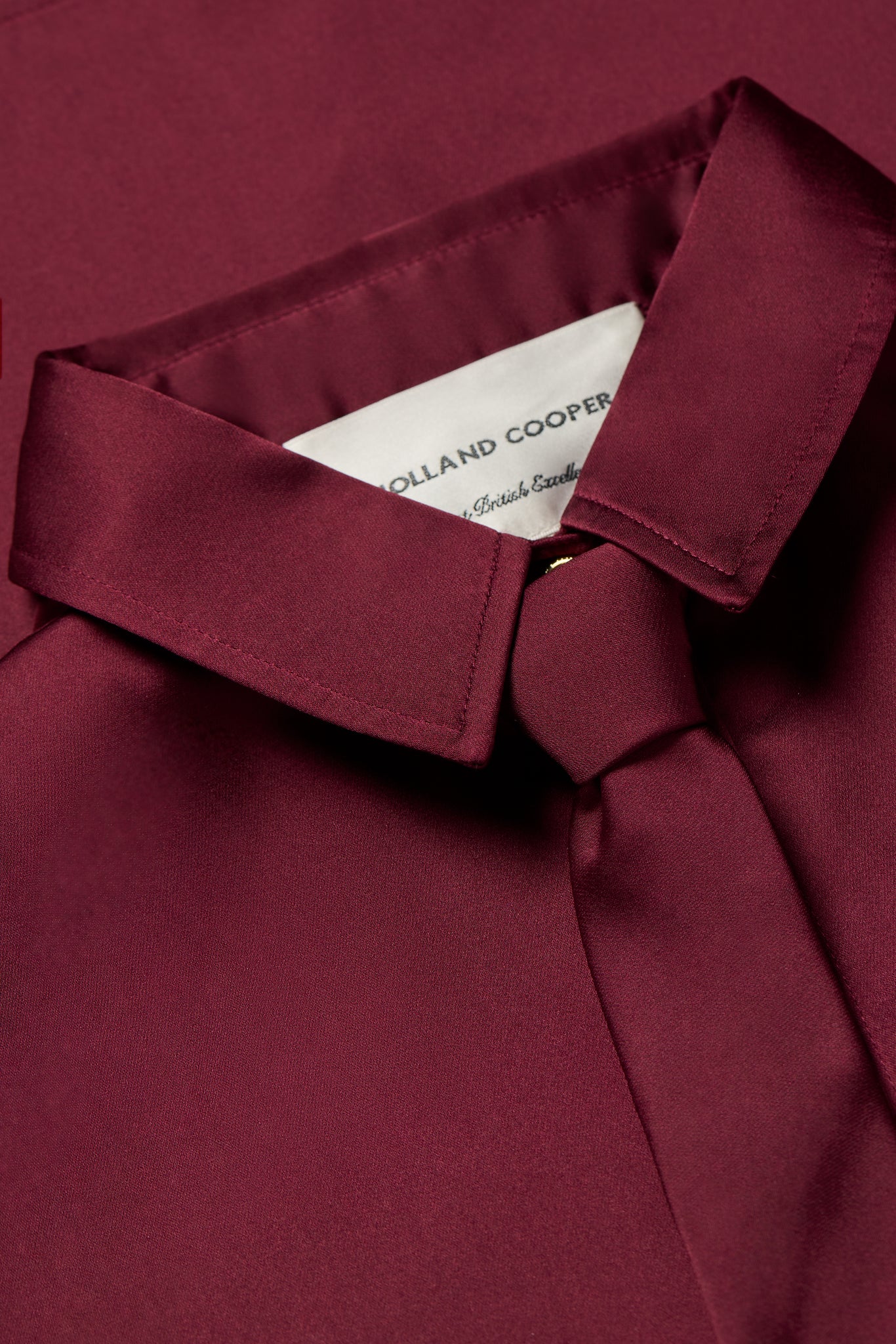 Georgina Satin Shirt (Mulberry)
