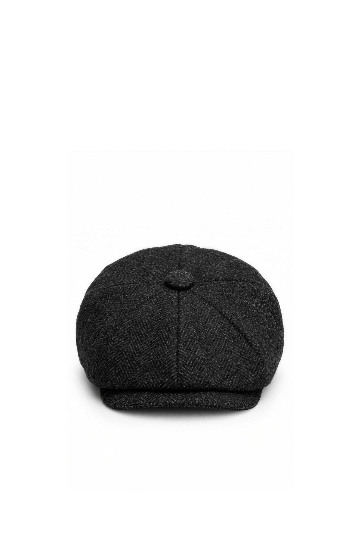 Redford Estate Cap (Large Scale Graphite Herringbone)