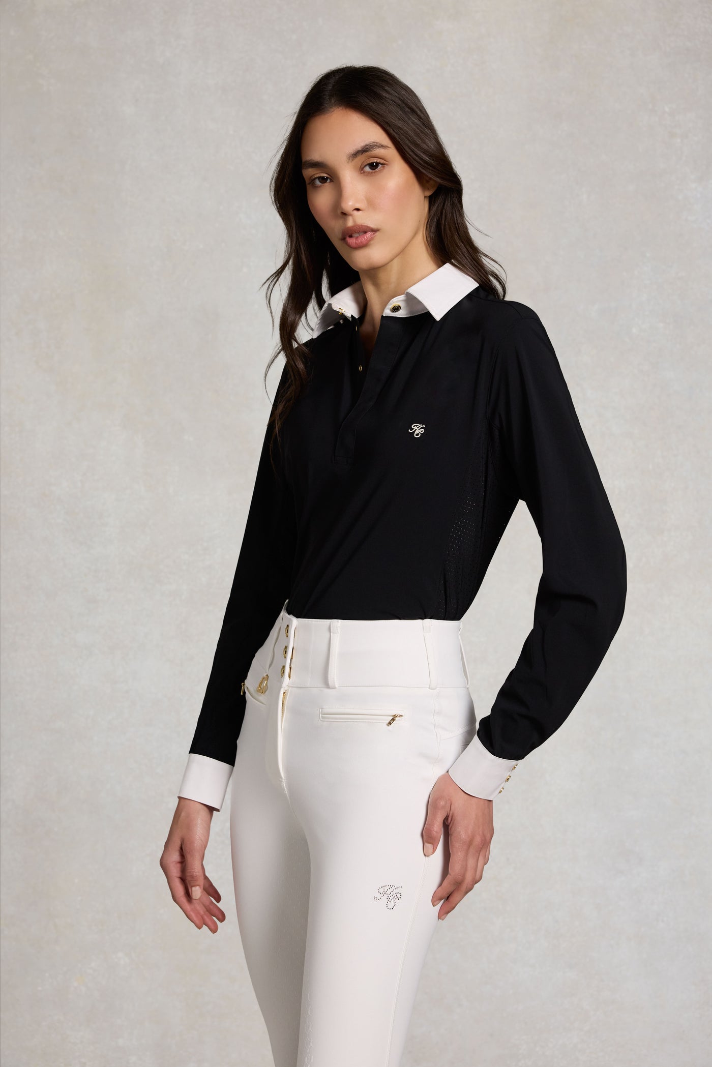 Chiltern Collared Base Layer (Black)