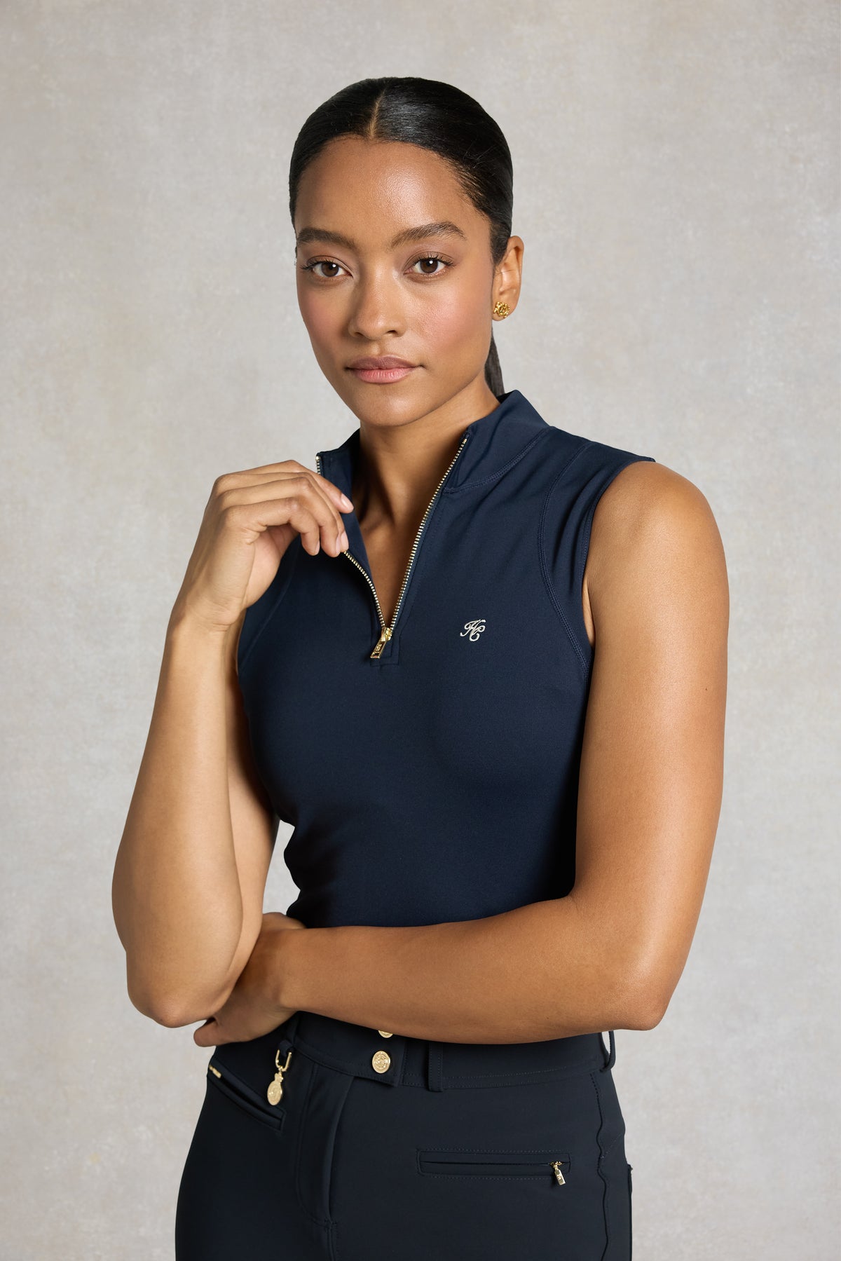 Chiltern Sleeveless Base Layer (Ink Navy)