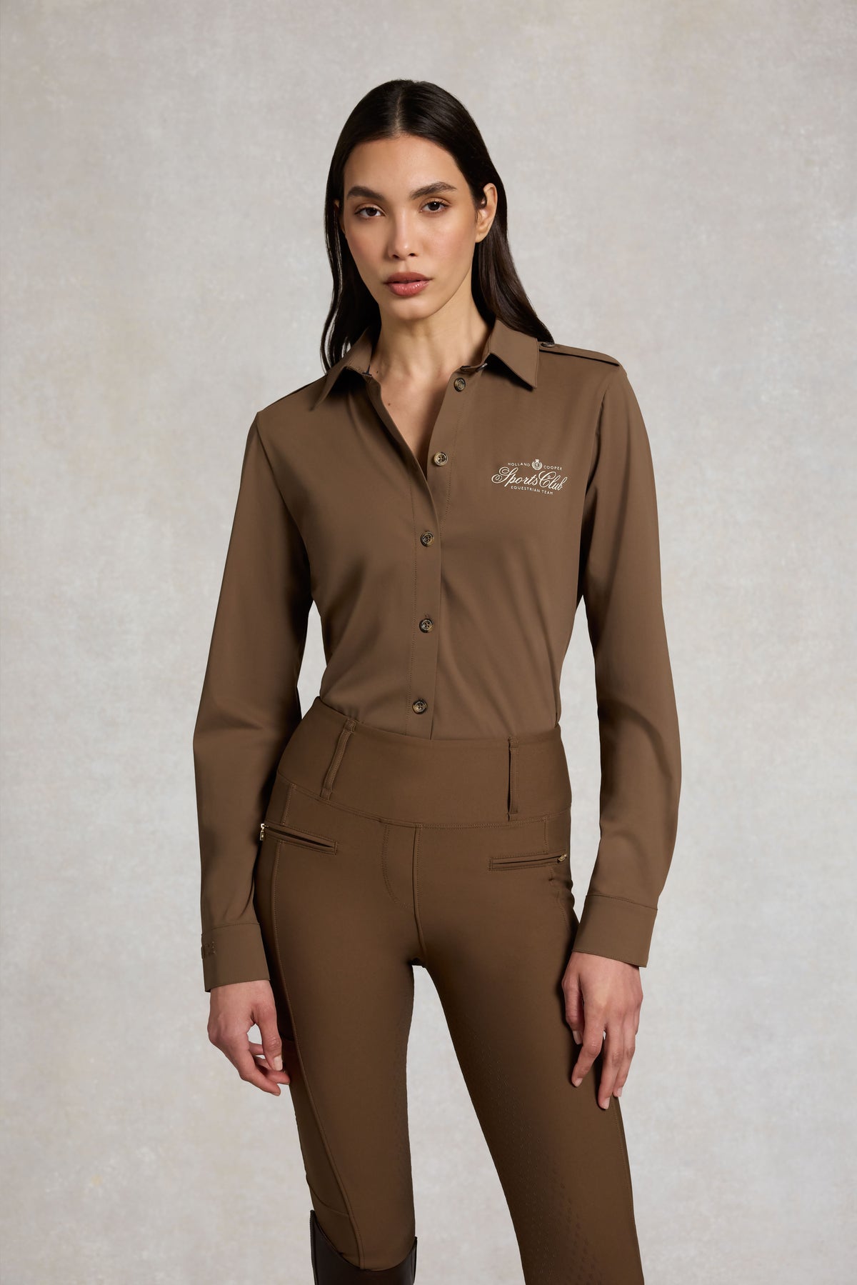 Equestrian Riding Shirt (Chestnut)