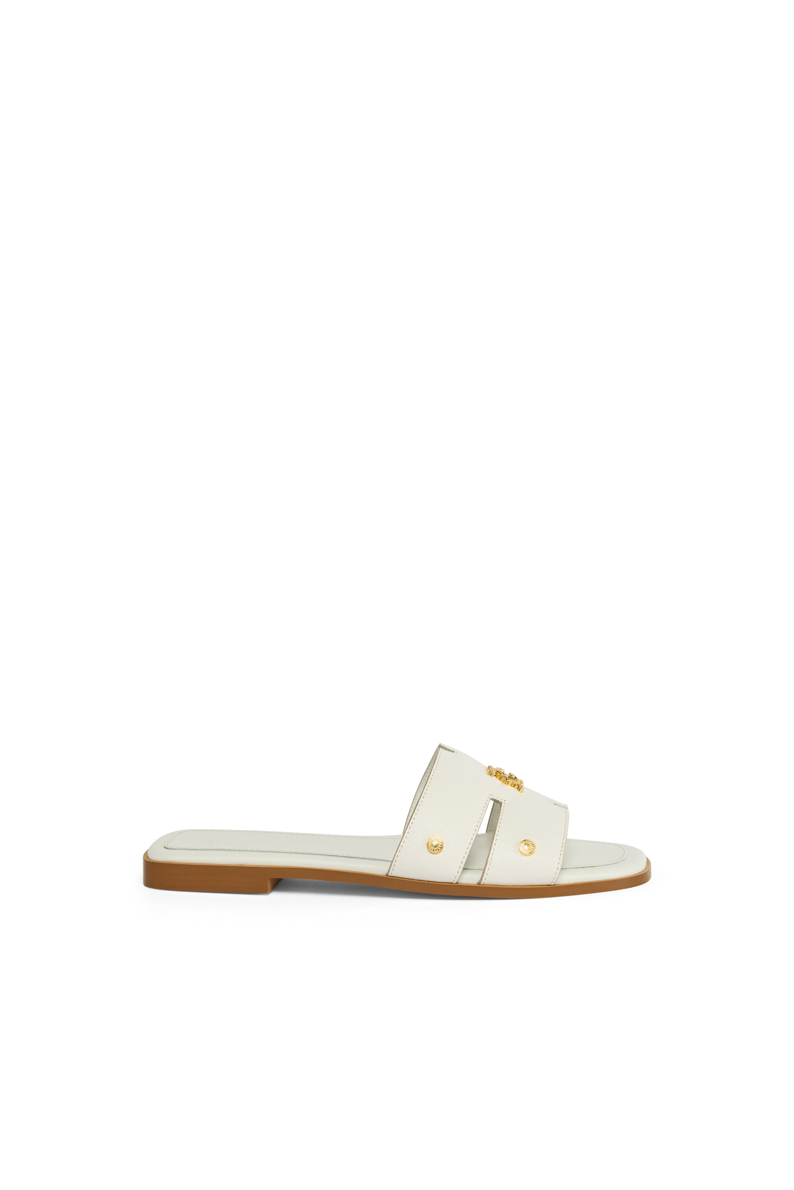 Heraldic Monogram Slides (White Saffiano) – Holland Cooper