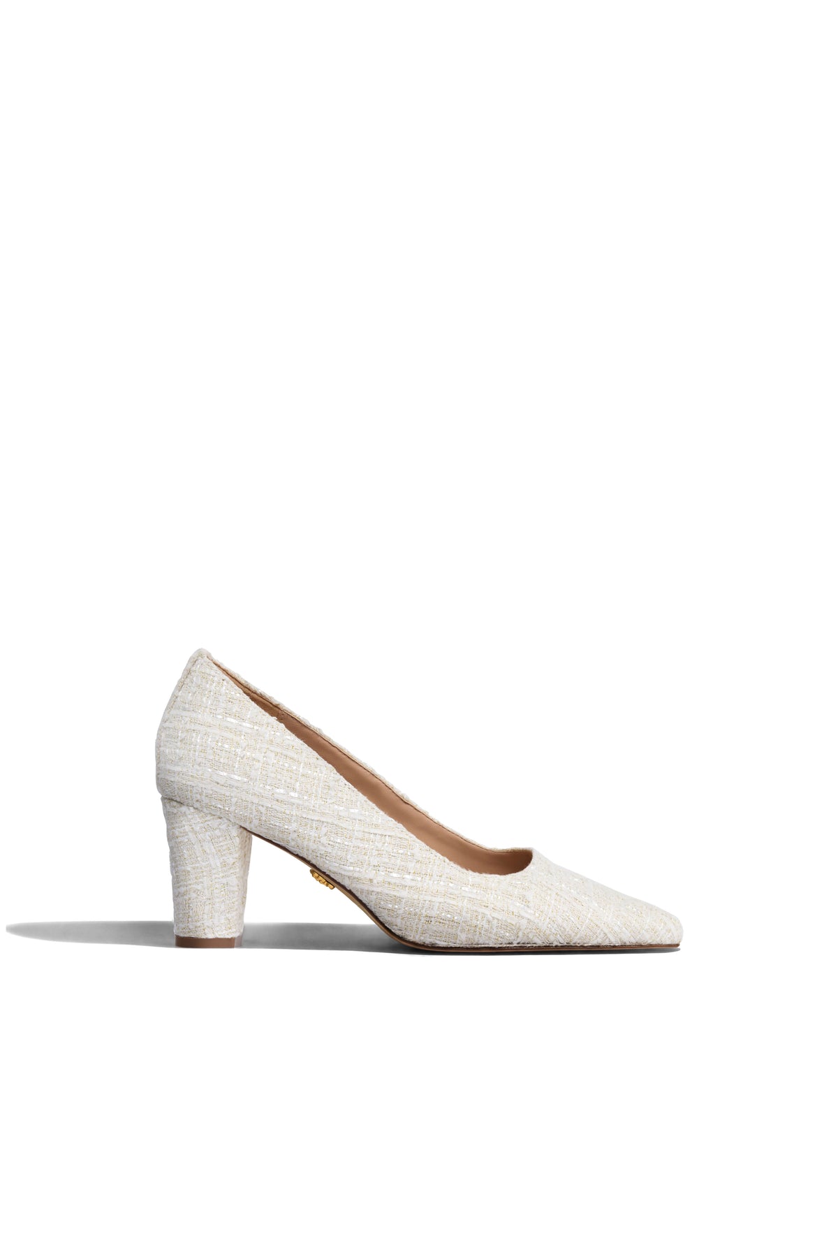 Mayfair Court Shoe (Cream Boucle)