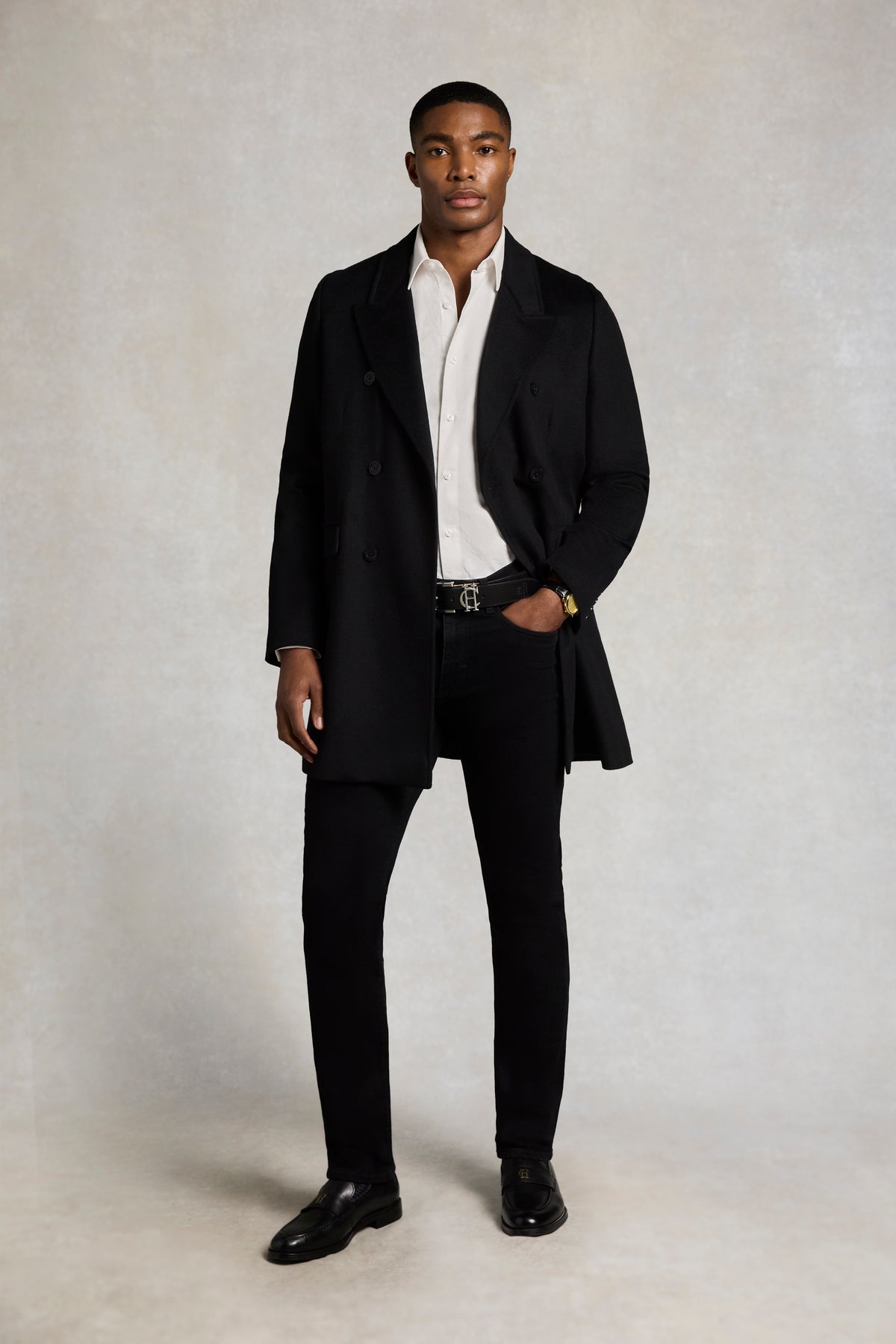 Men's Slim Fit Mayfair Shirt (White)
