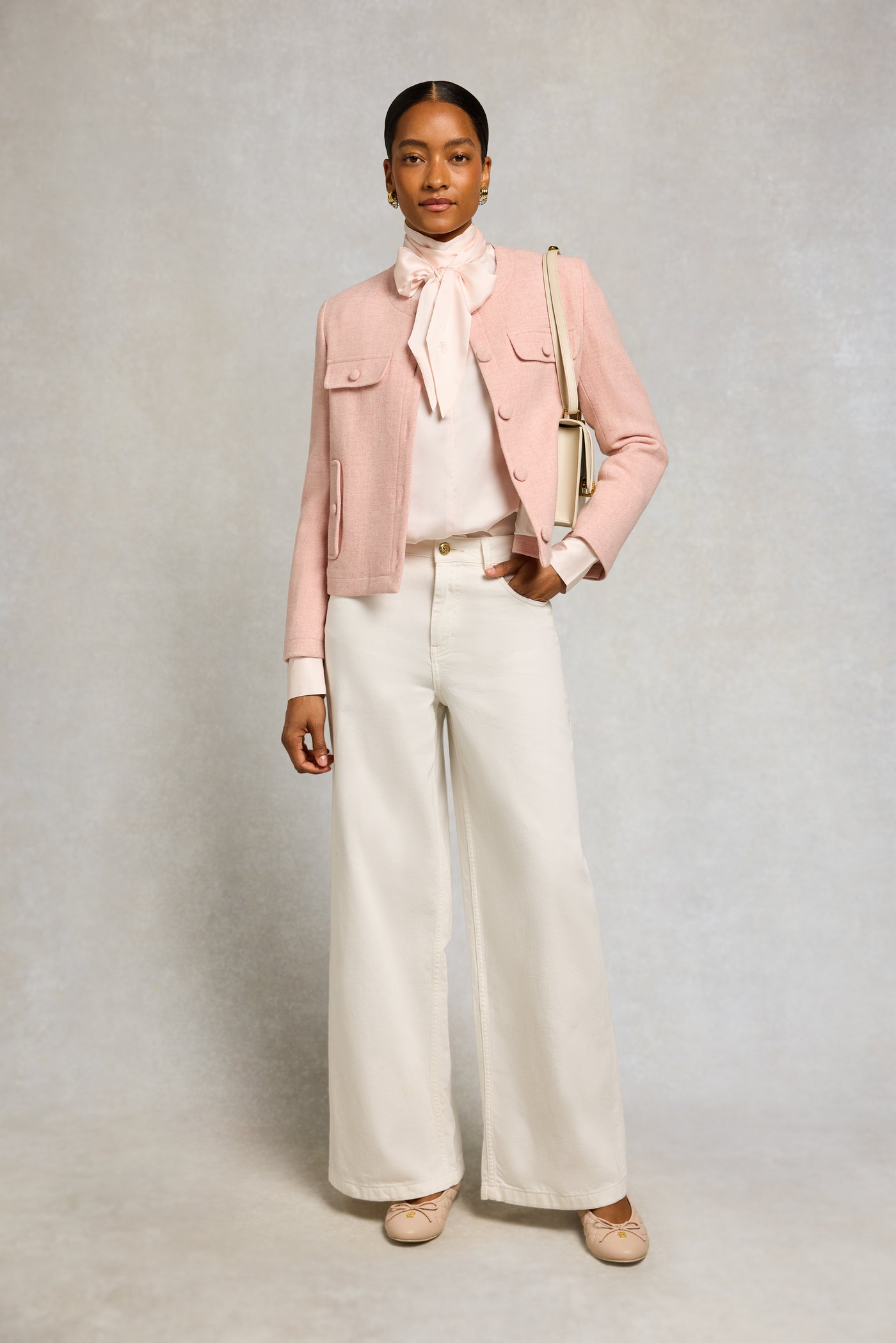 Classic Palazzo Jean (White)