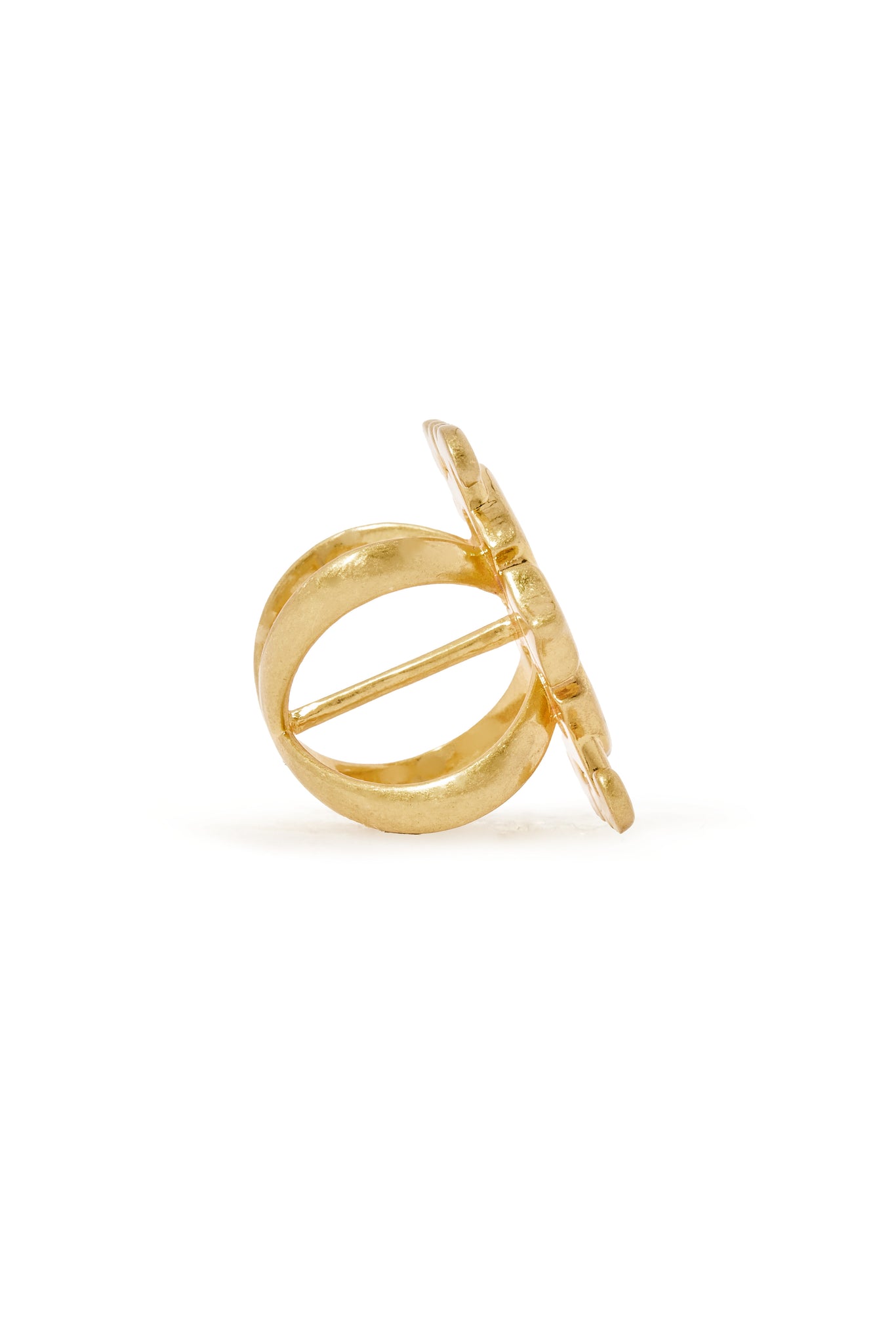 HC Heraldic Scarf Ring (Vintage Gold)