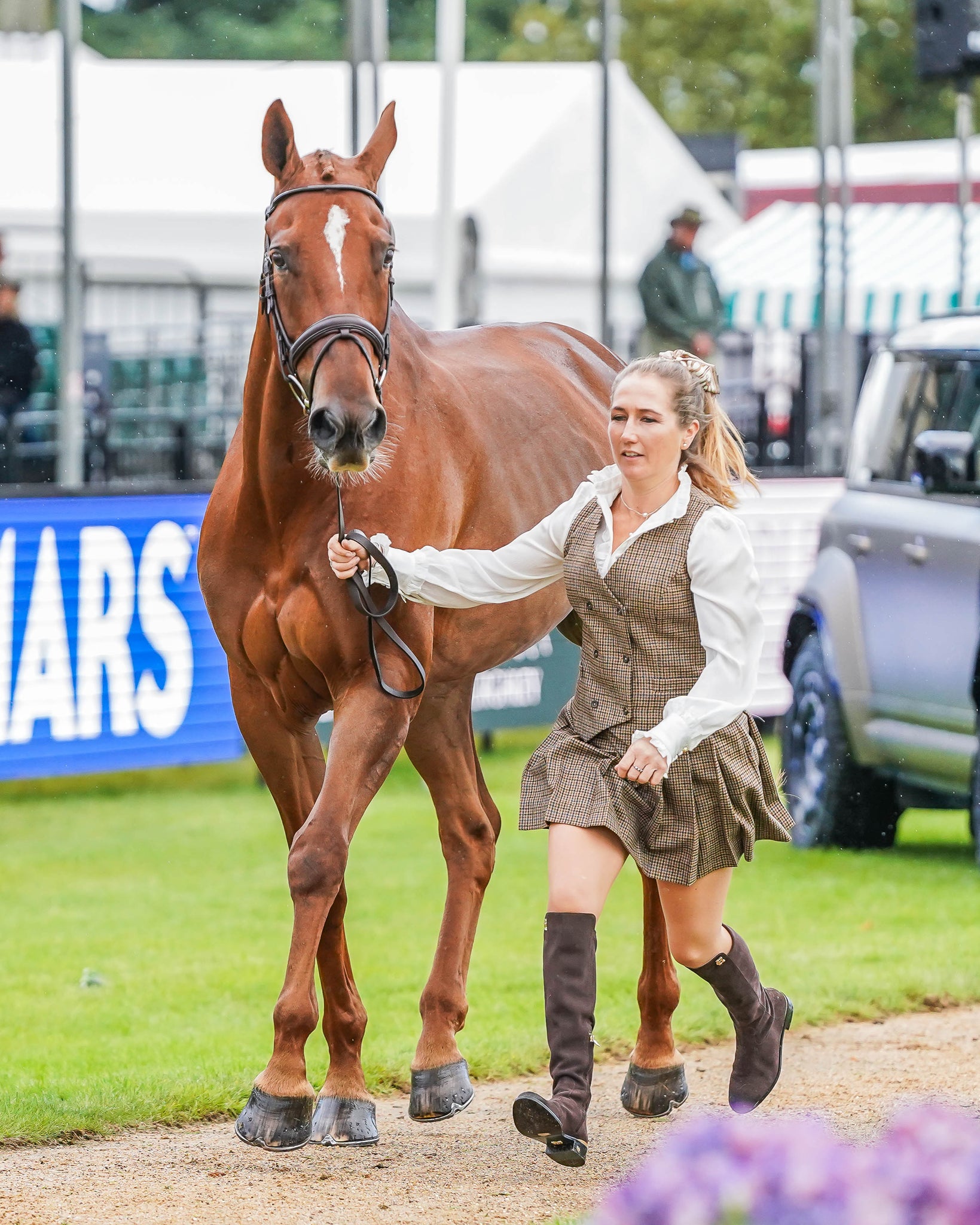 Laura Collett's Burghley Trot Up Look One