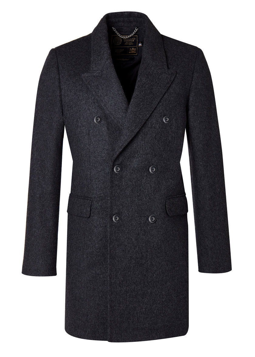 The Double Breasted Coat (Soft Graphite) – Holland Cooper