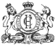 Black lined image of Holland Cooper crest logo