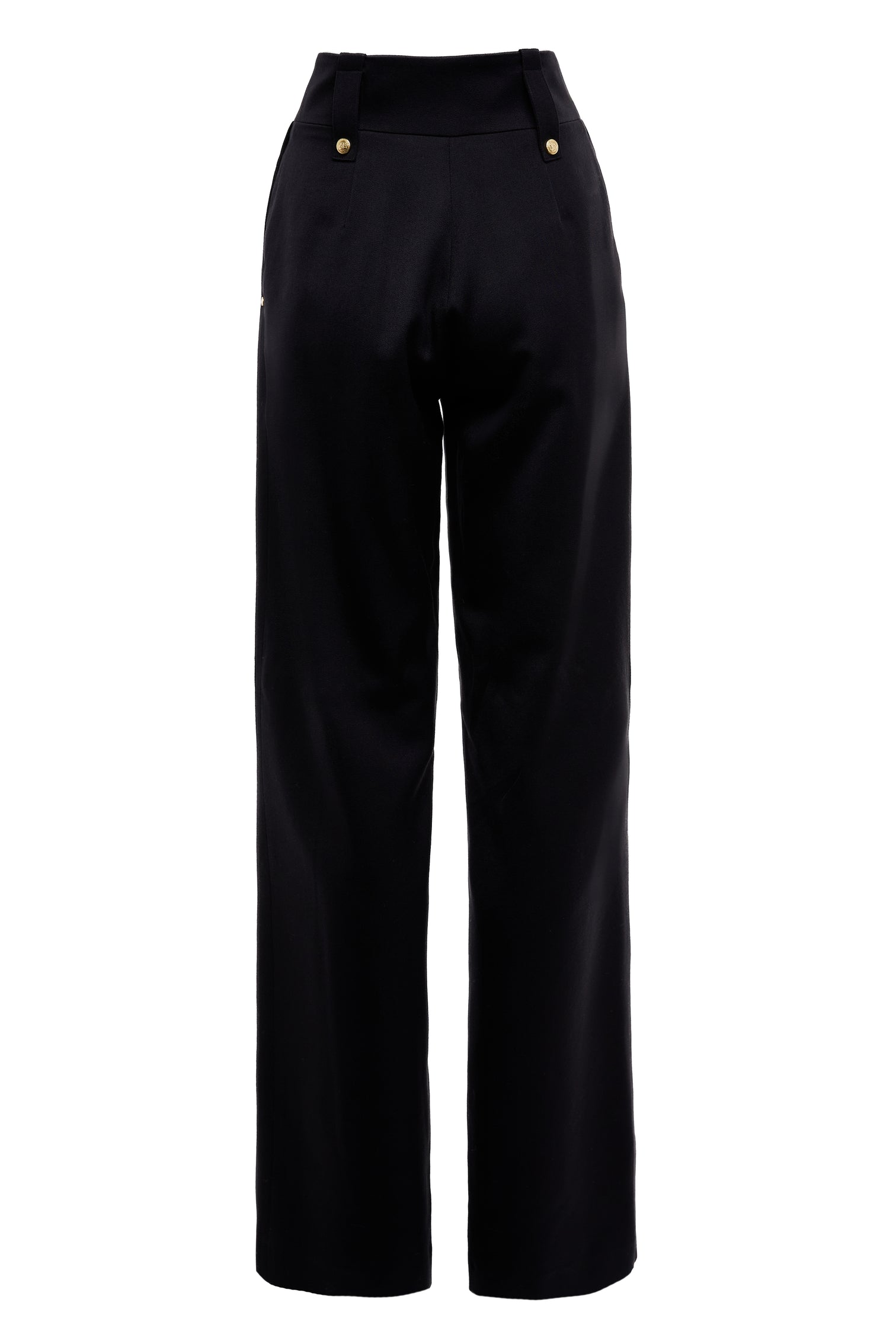 Black high waisted trousers