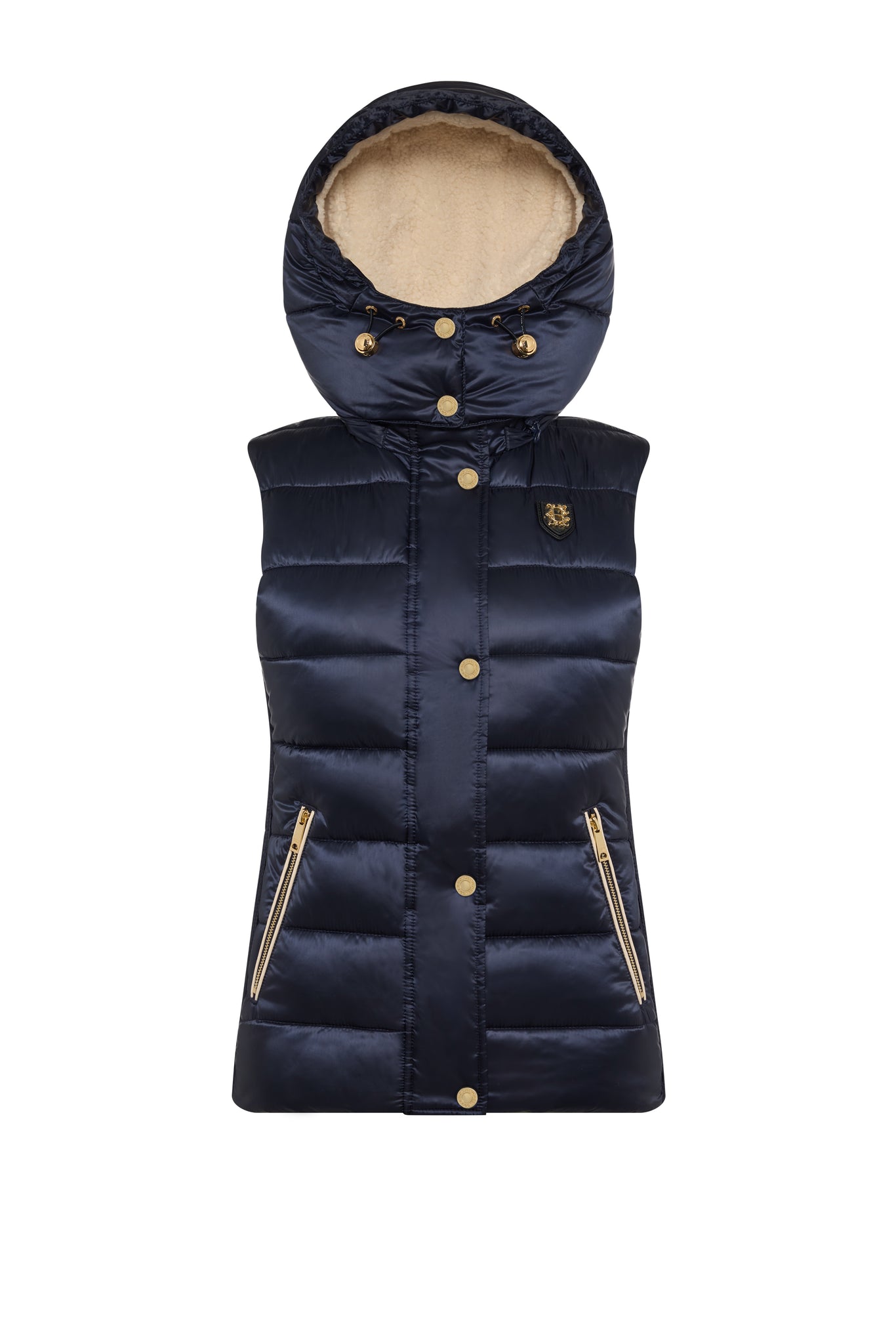 Harlow Sherpa Gilet (Ink Navy)