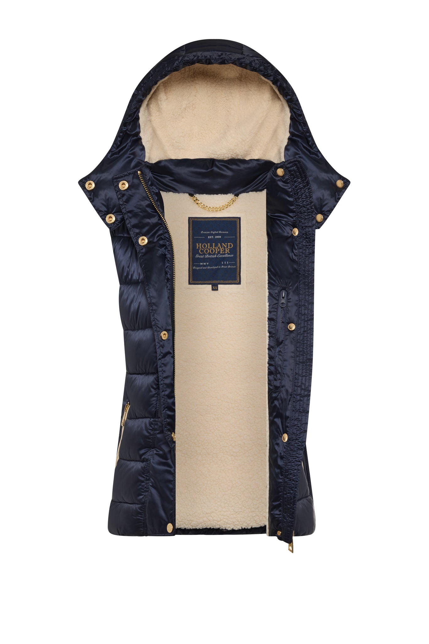 Harlow Sherpa Gilet (Ink Navy)
