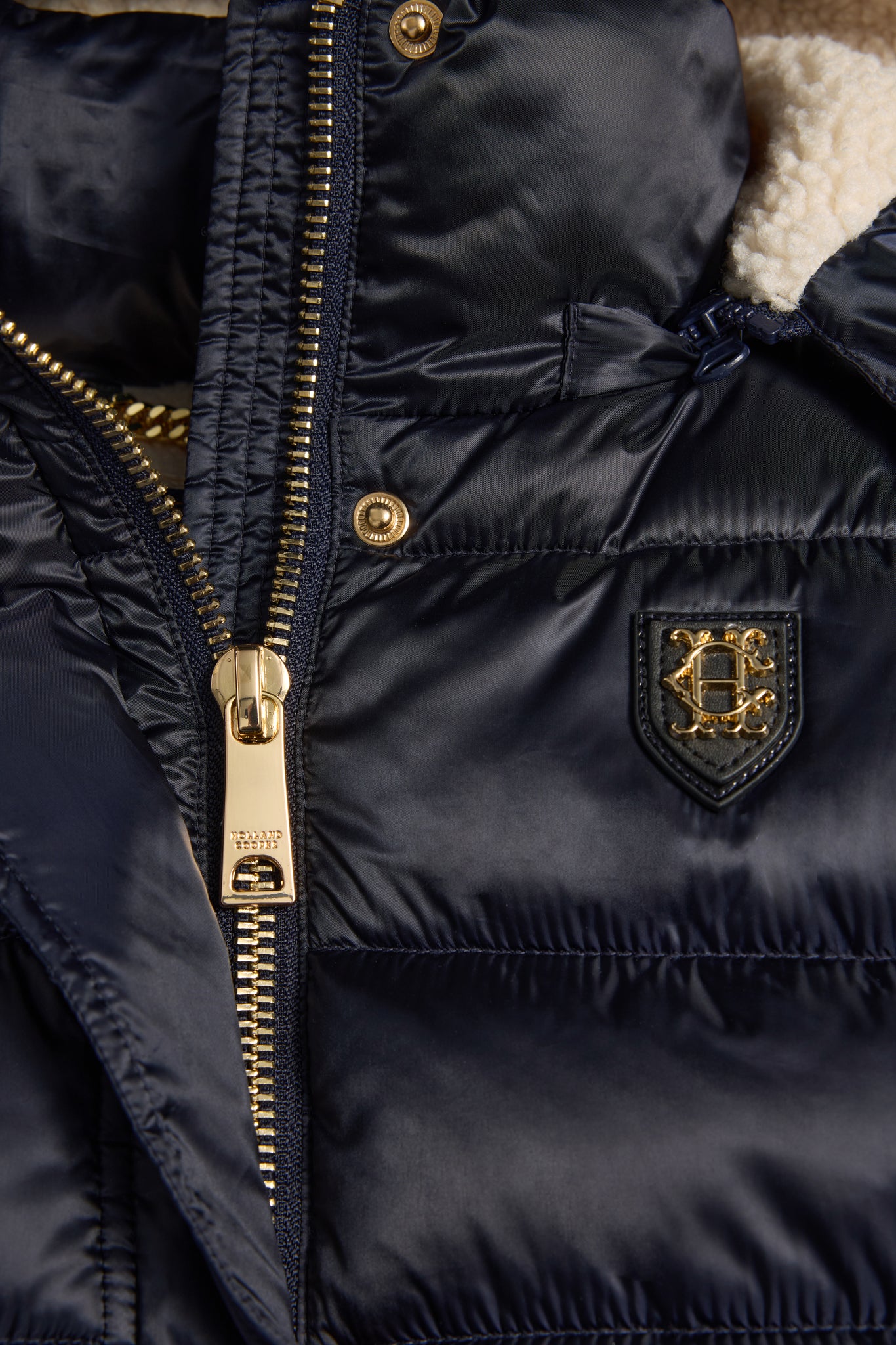 Harlow Sherpa Gilet (Ink Navy)