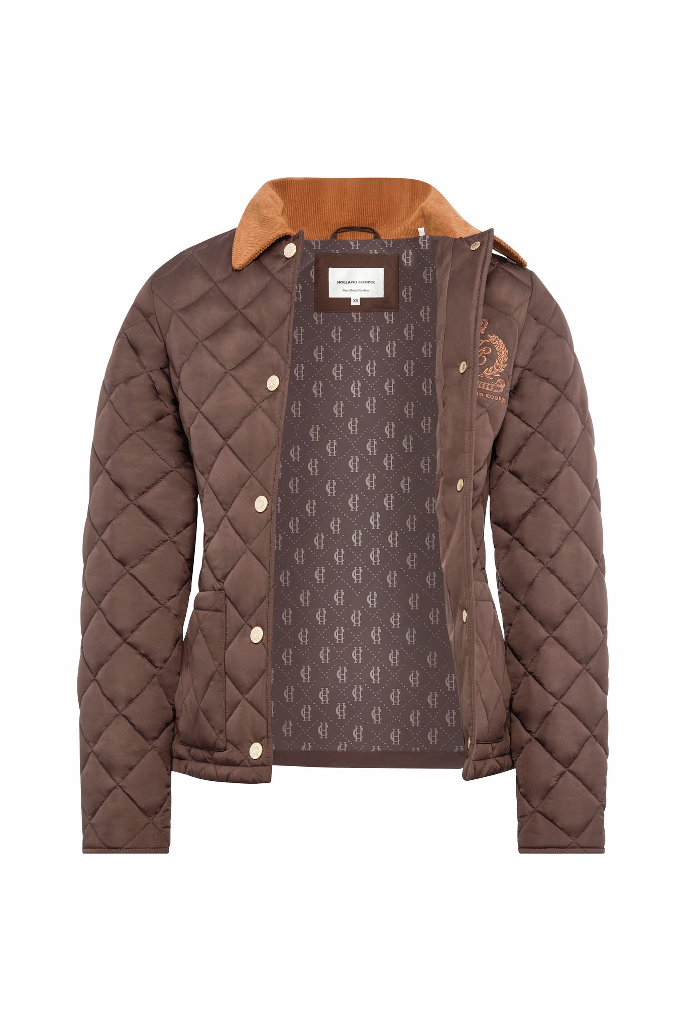 Hastings Quilted Jacket (Chocolate)